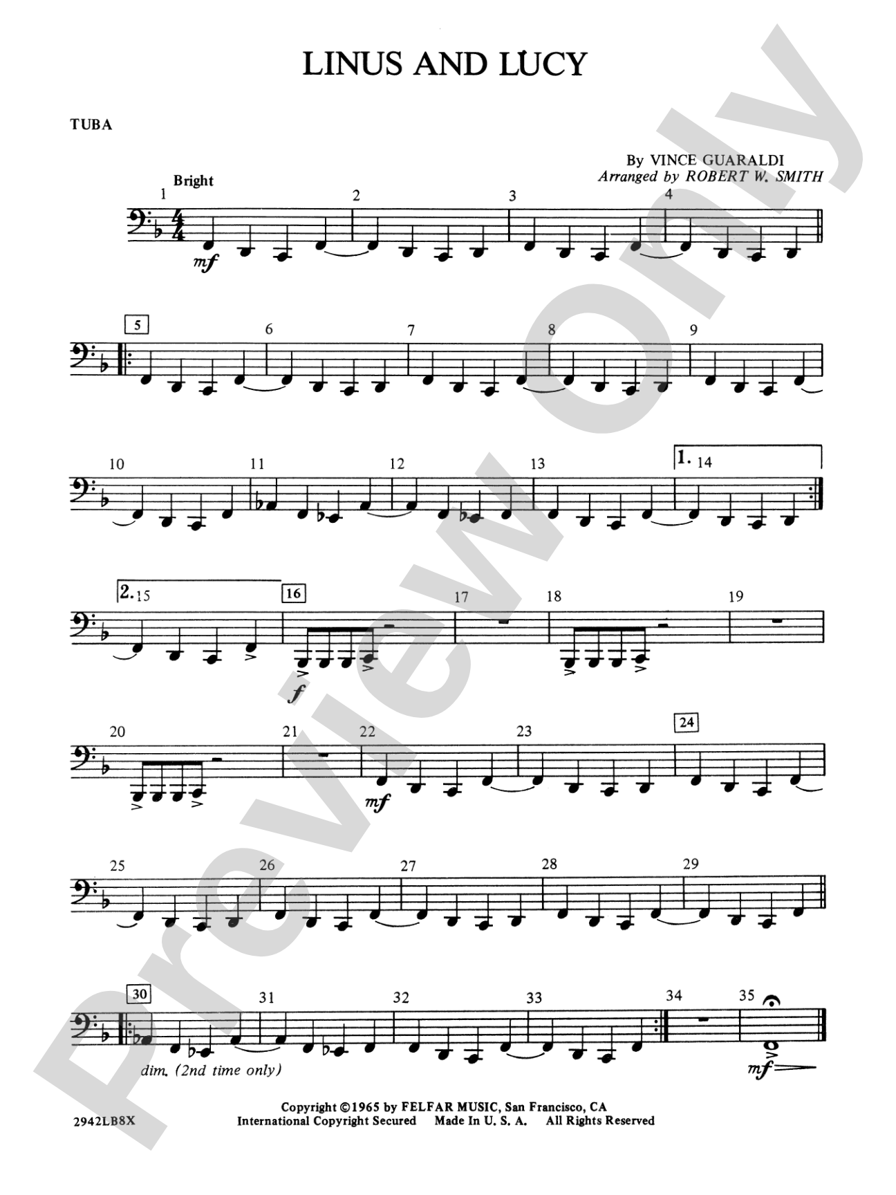 Linus and Lucy: Tuba