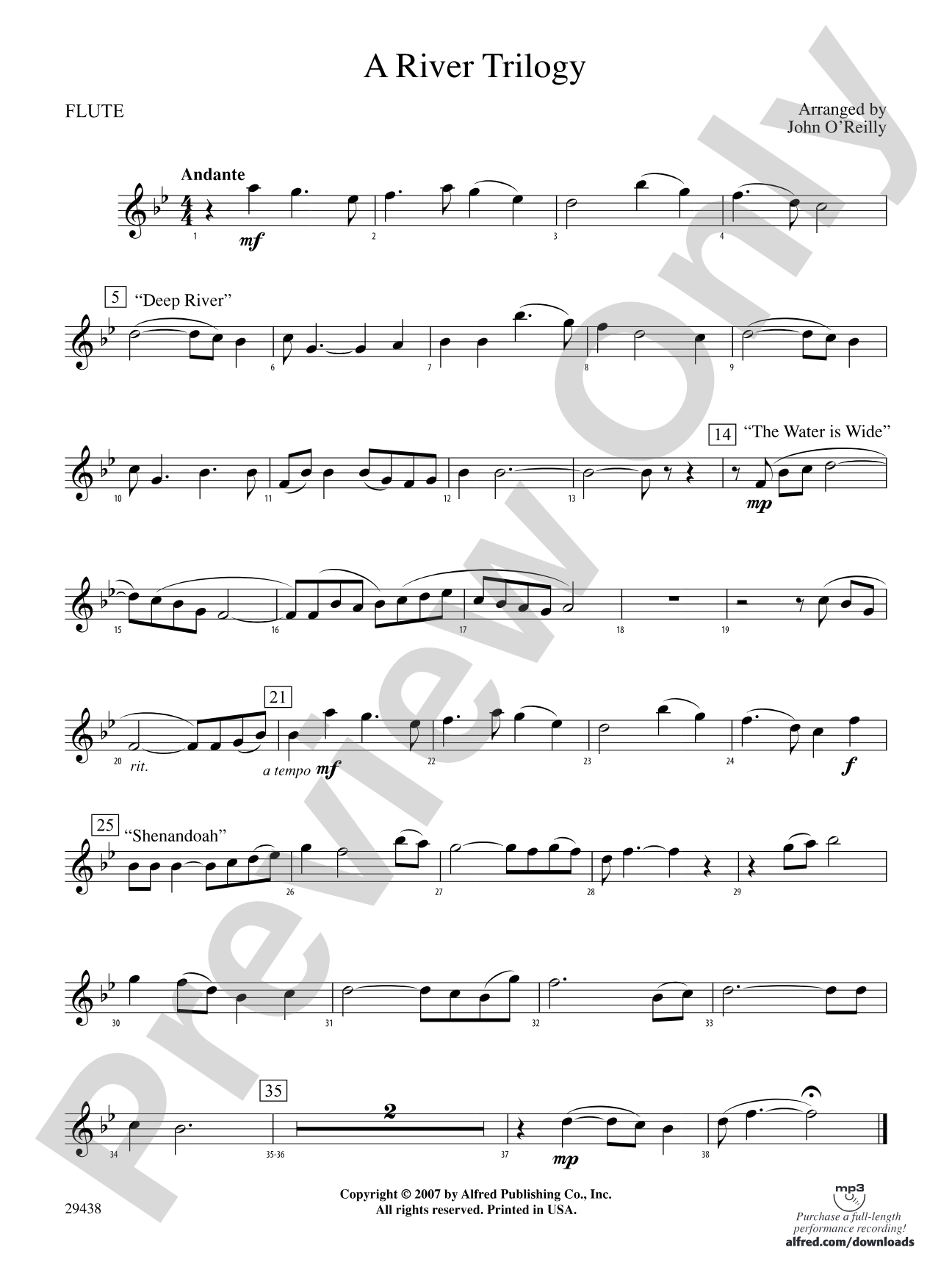 A River Trilogy: Flute