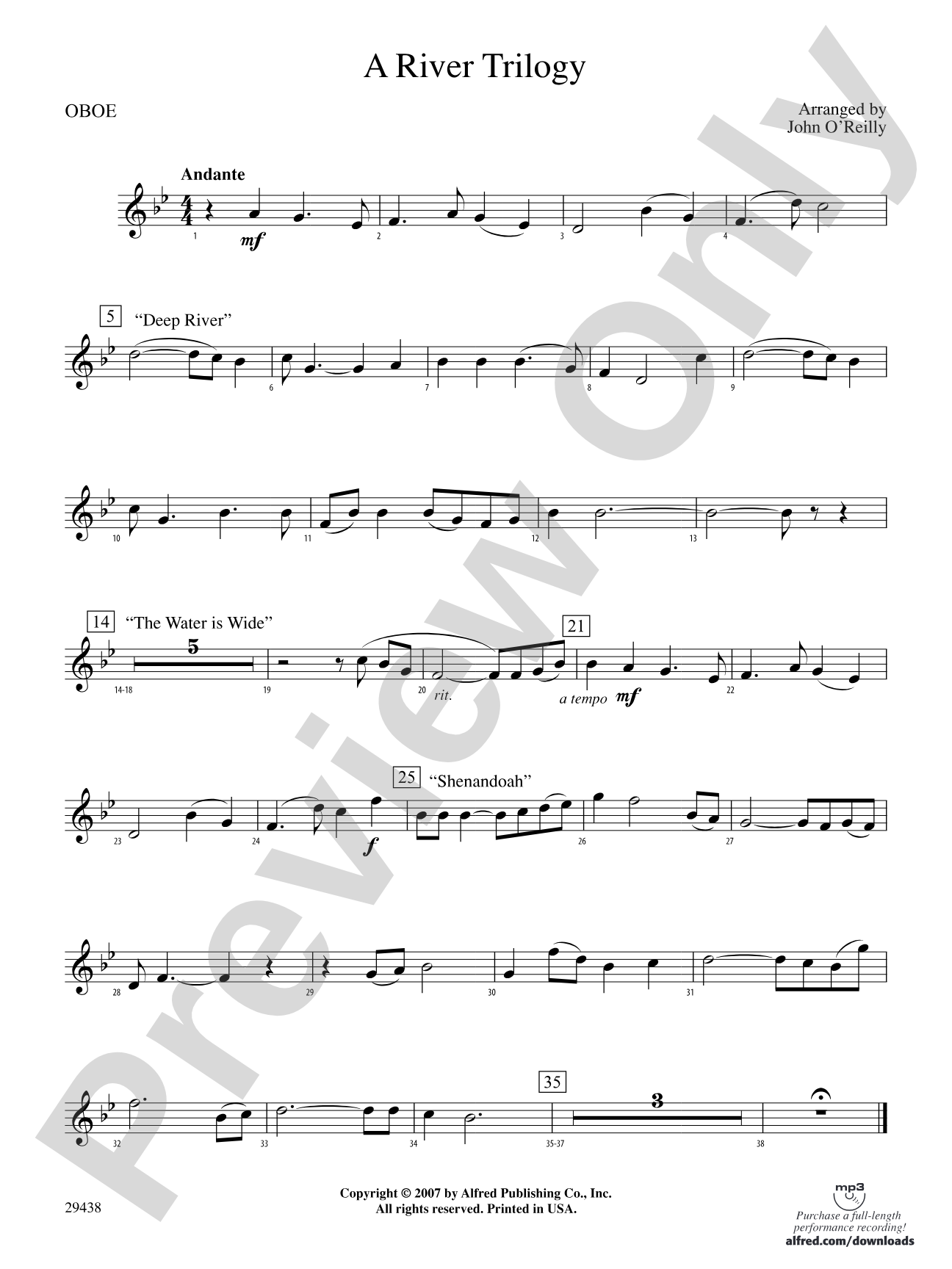 A River Trilogy: Oboe