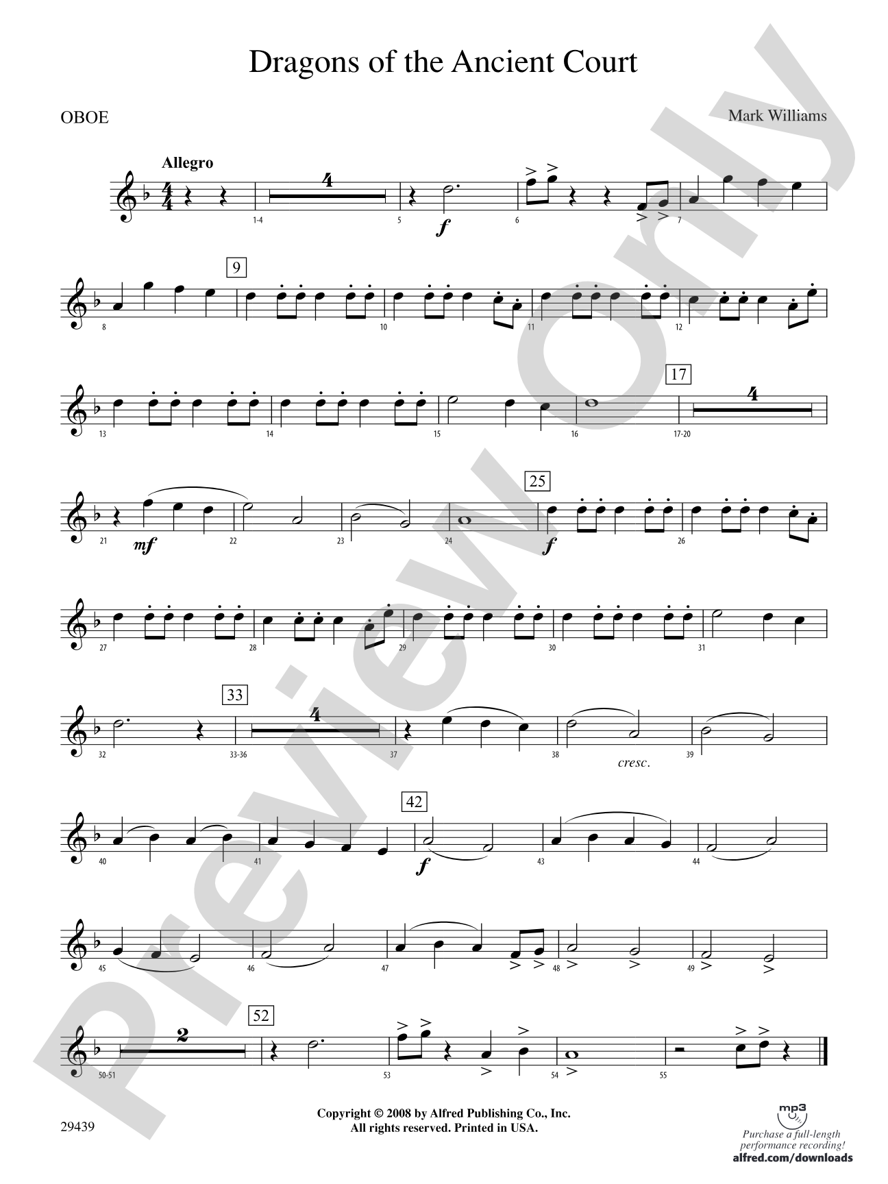 Dragons of the Ancient Court: Oboe