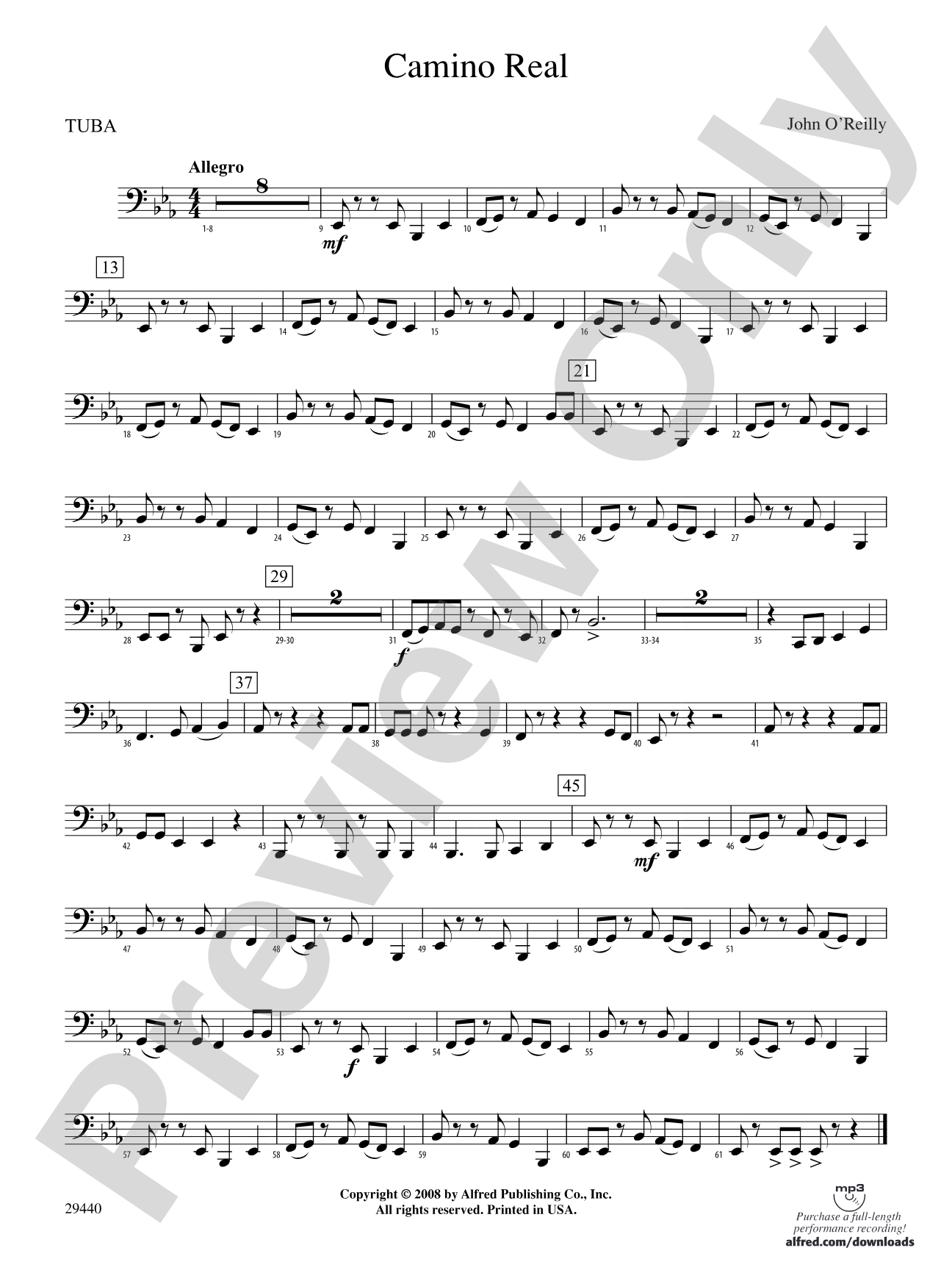 Camino Real: Tuba