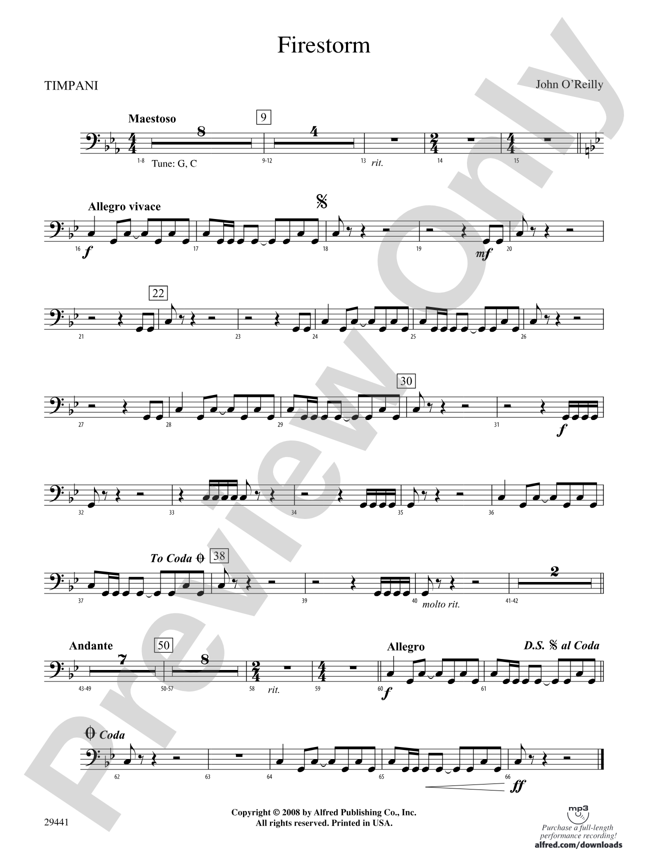 Firestorm: Timpani