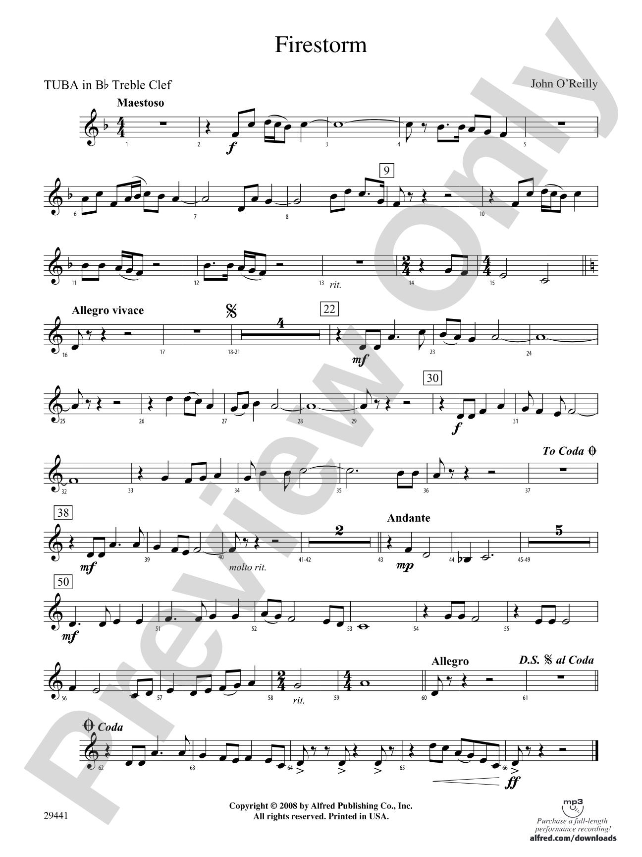 Firestorm: (wp) B-flat Tuba T.C.