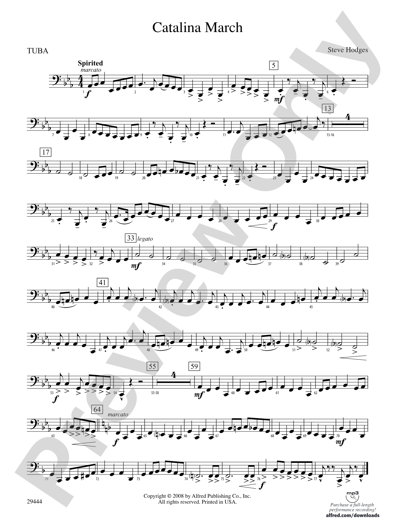 Catalina March: Tuba