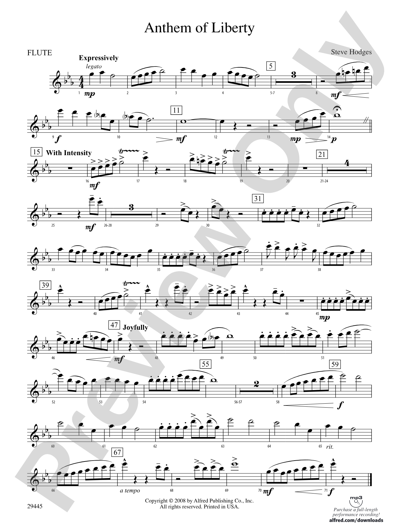 Anthem of Liberty: Flute