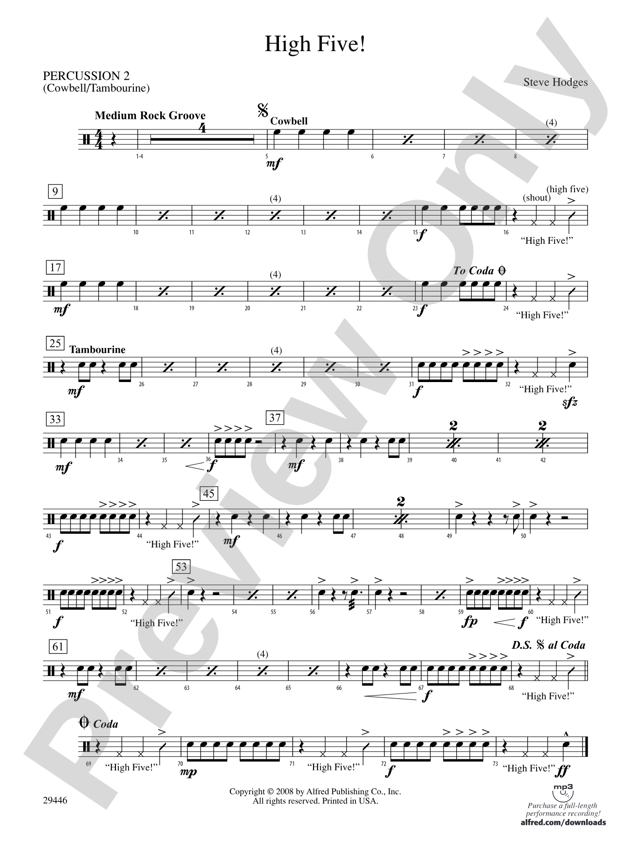 High Five!: 2nd Percussion