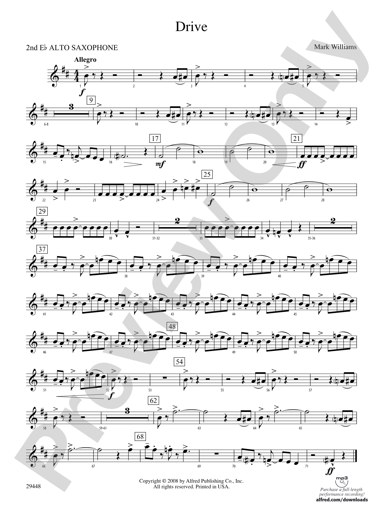 Drive: 2nd E-flat Alto Saxophone
