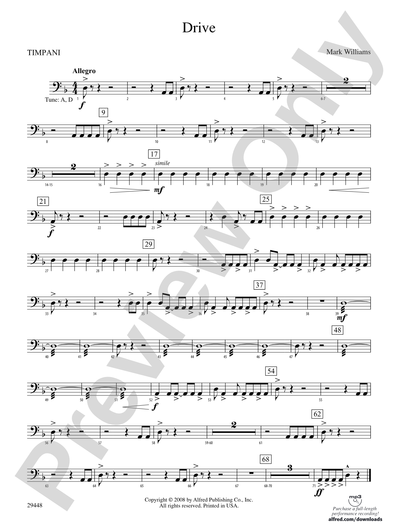 Drive: Timpani