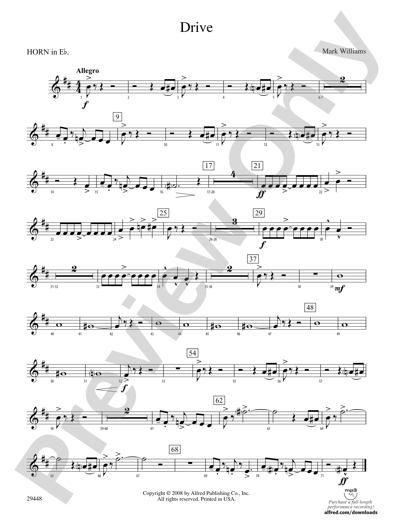 Drive: (wp) 1st Horn in E-flat