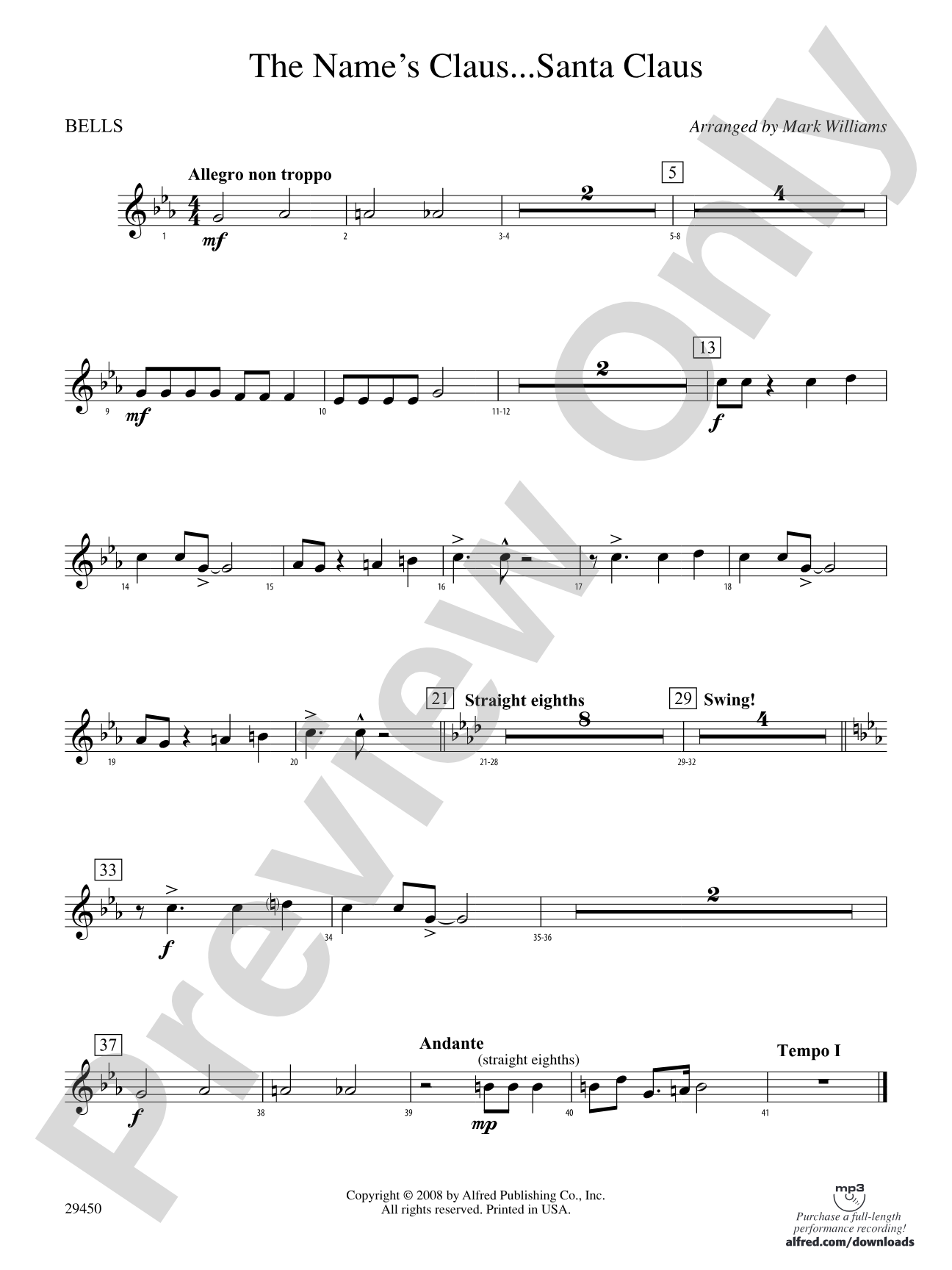 The Name's Claus... Santa Claus: Bells