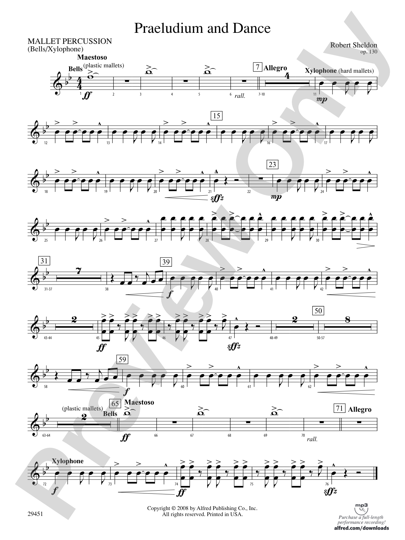 Praeludium and Dance: Mallets