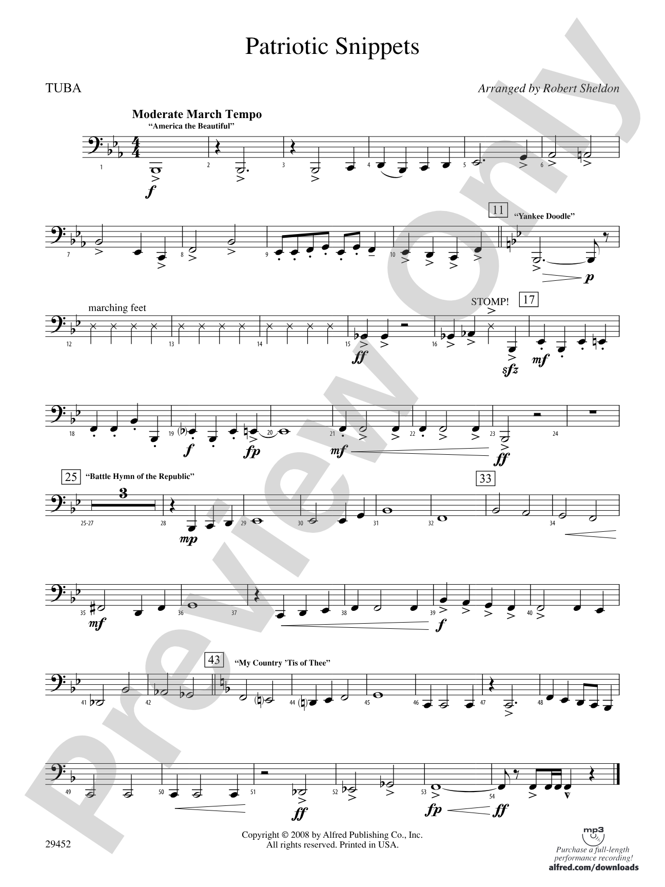 Patriotic Snippets: Tuba