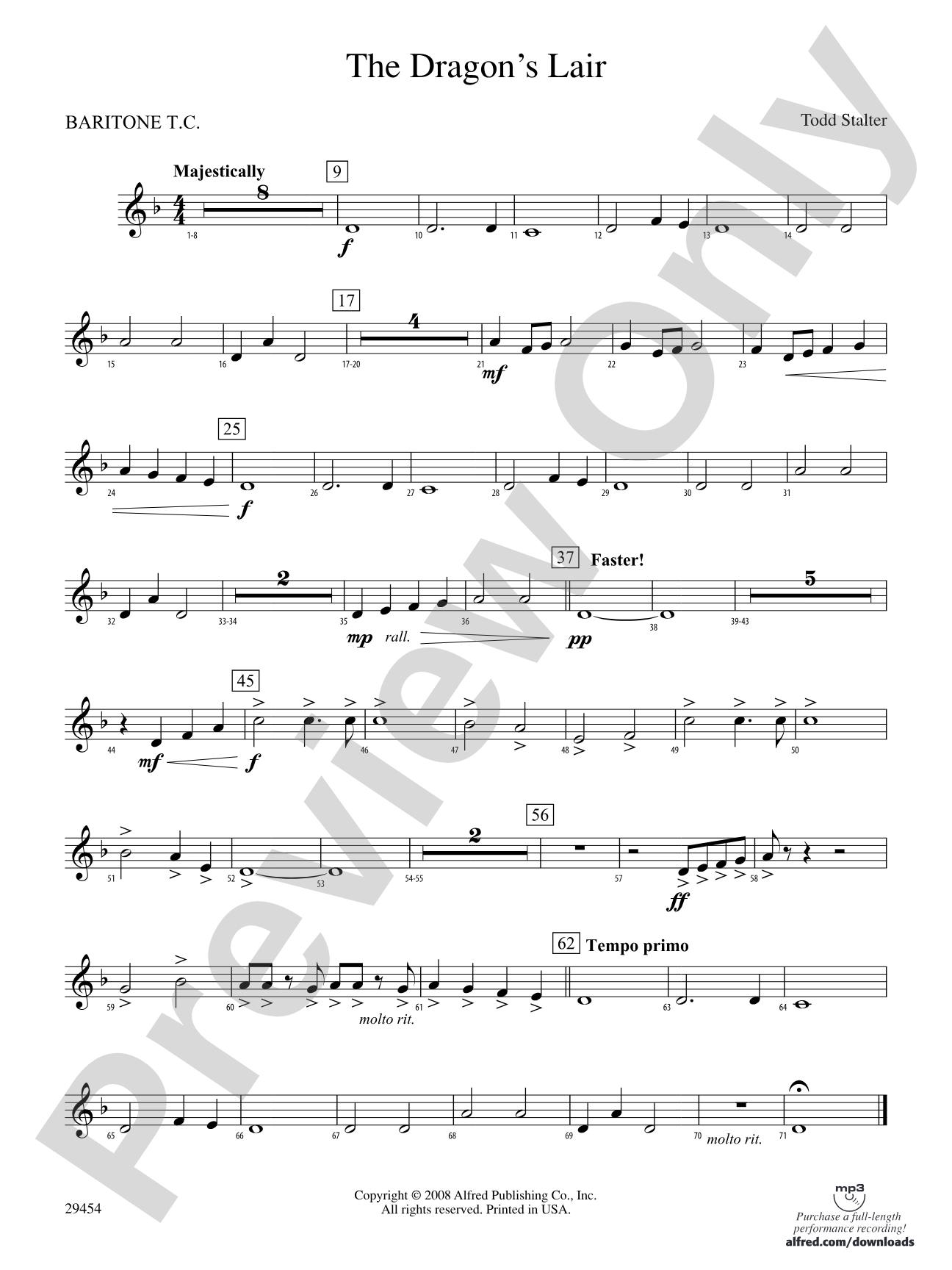 The Dragon's Lair: Baritone T.C.