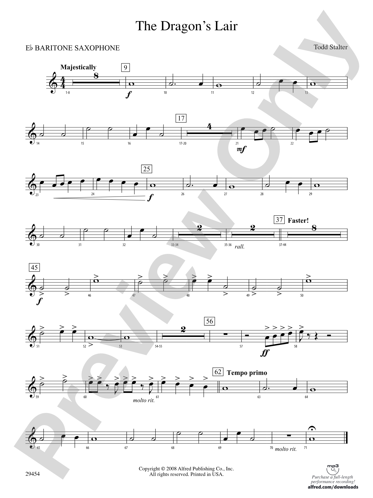 The Dragon's Lair: E-flat Baritone Saxophone