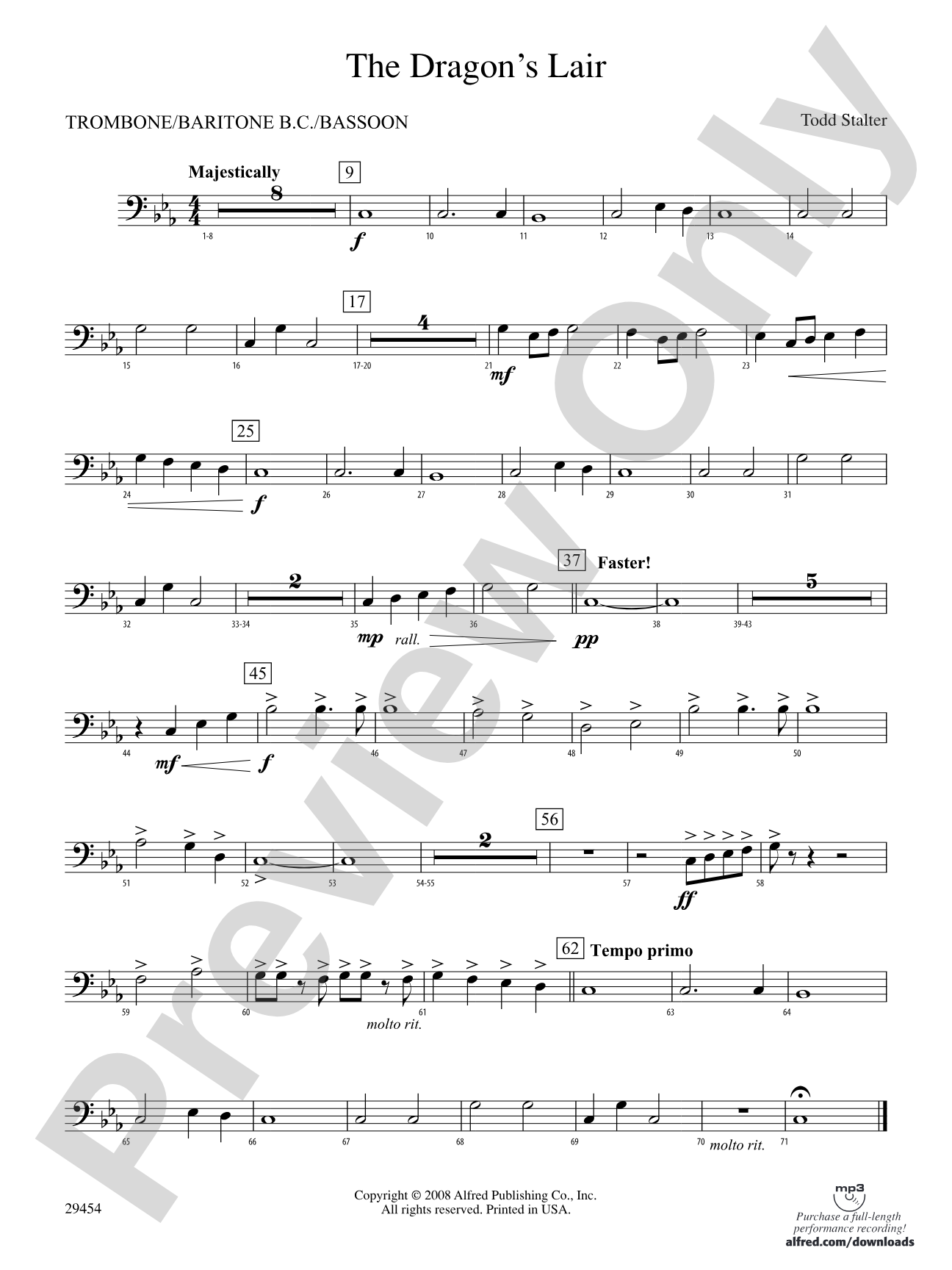 The Dragon's Lair: 1st Trombone