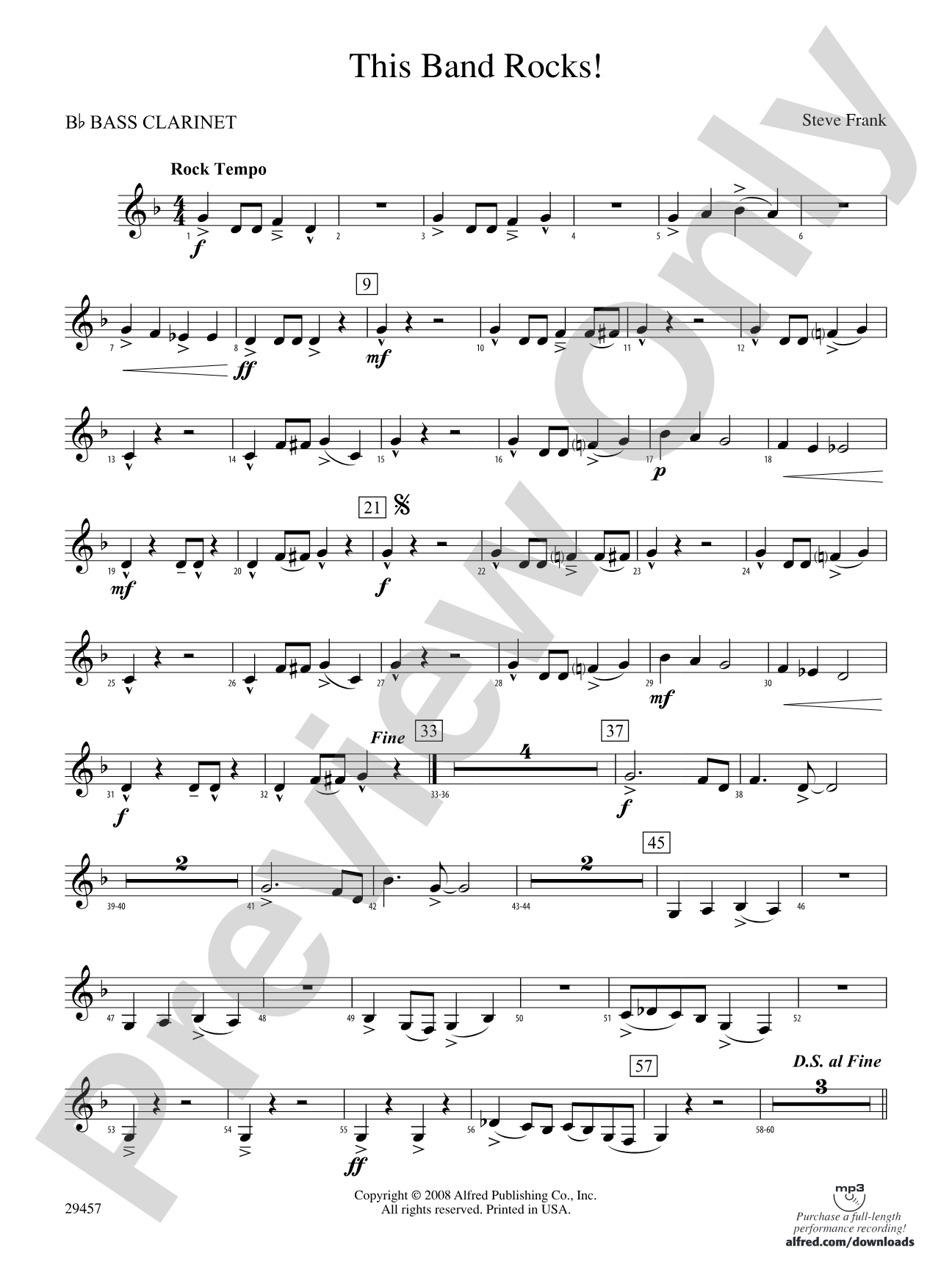 This Band Rocks!: B-flat Bass Clarinet