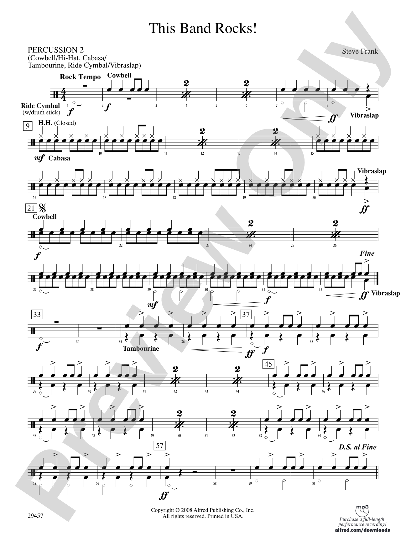 This Band Rocks!: 2nd Percussion