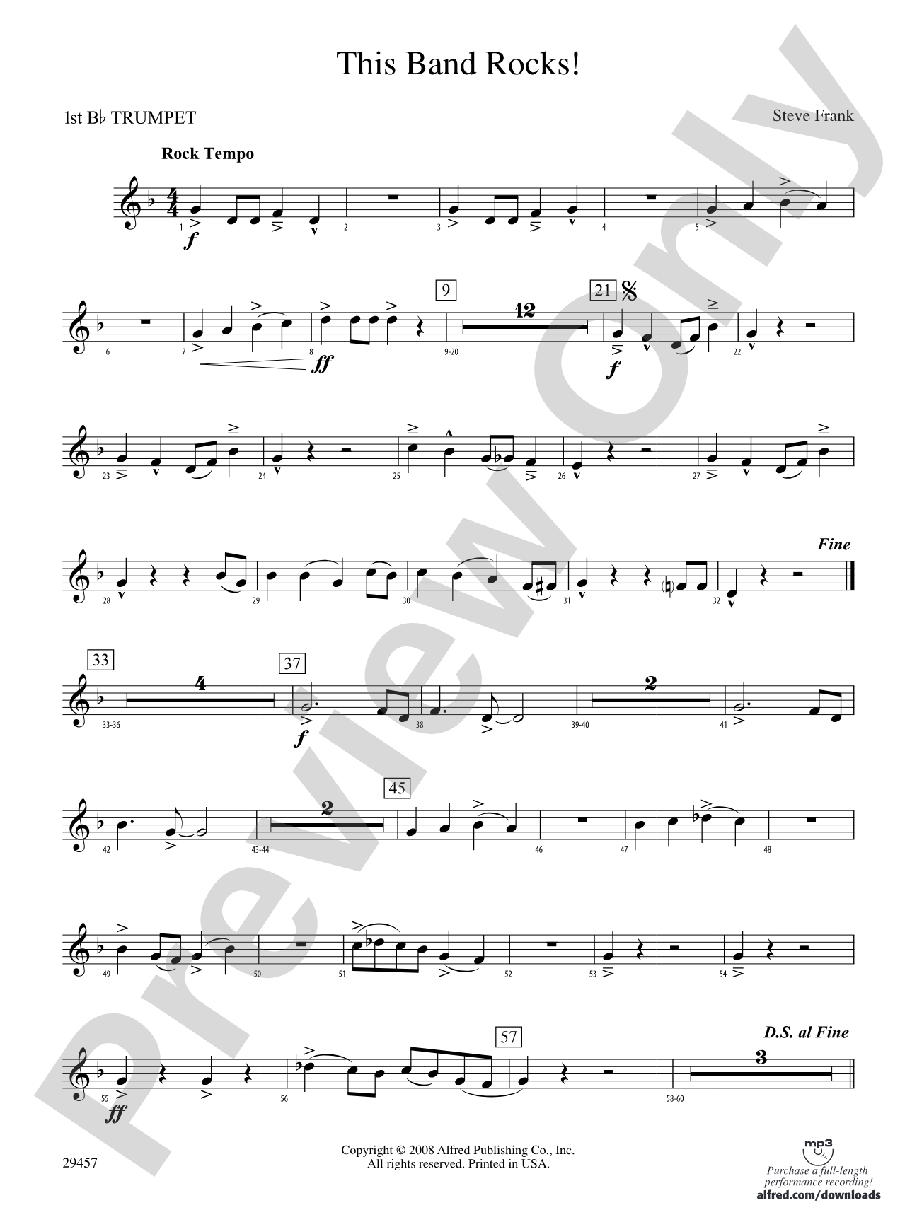 This Band Rocks!: 1st B-flat Trumpet