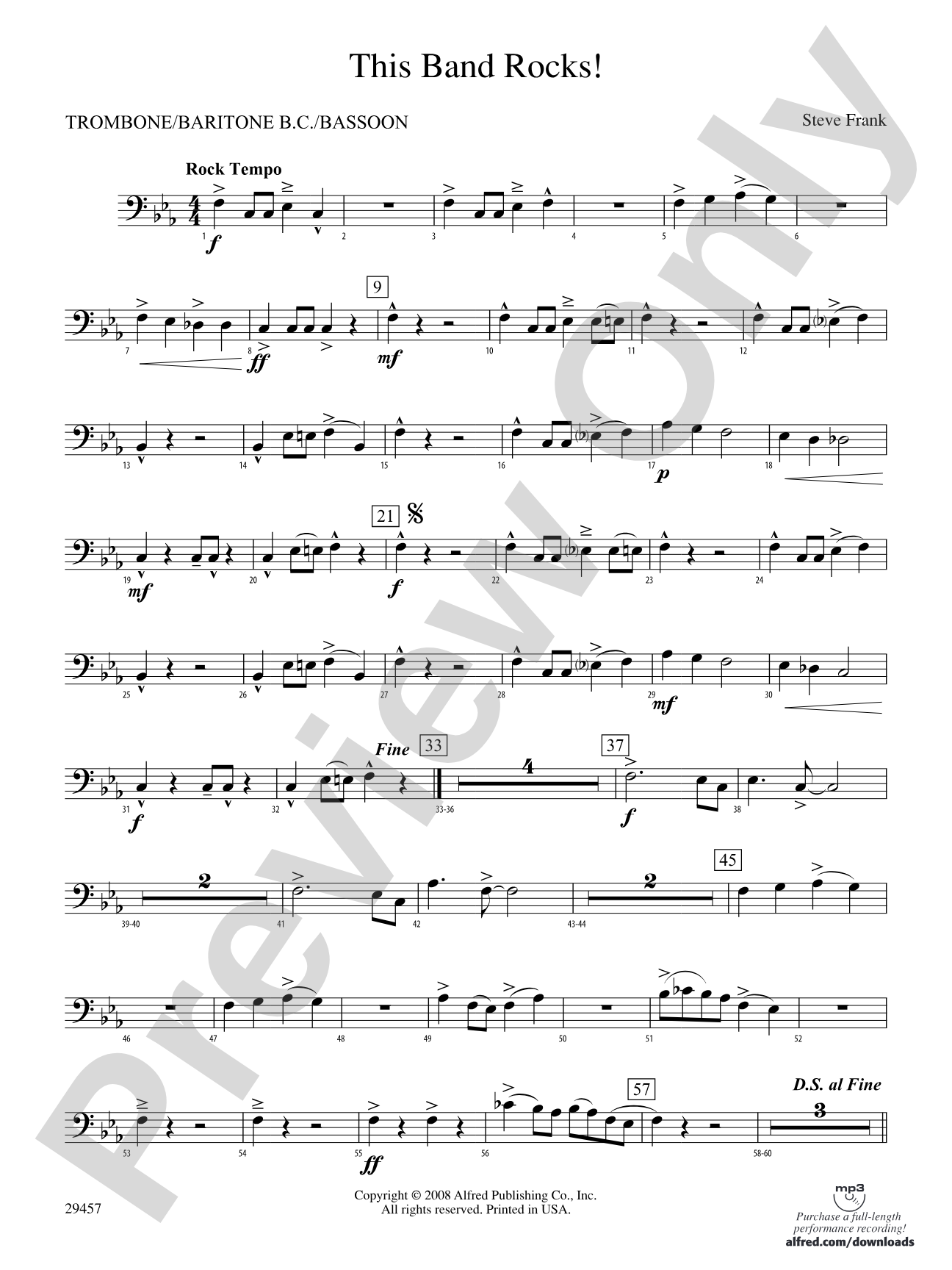 This Band Rocks!: 1st Trombone