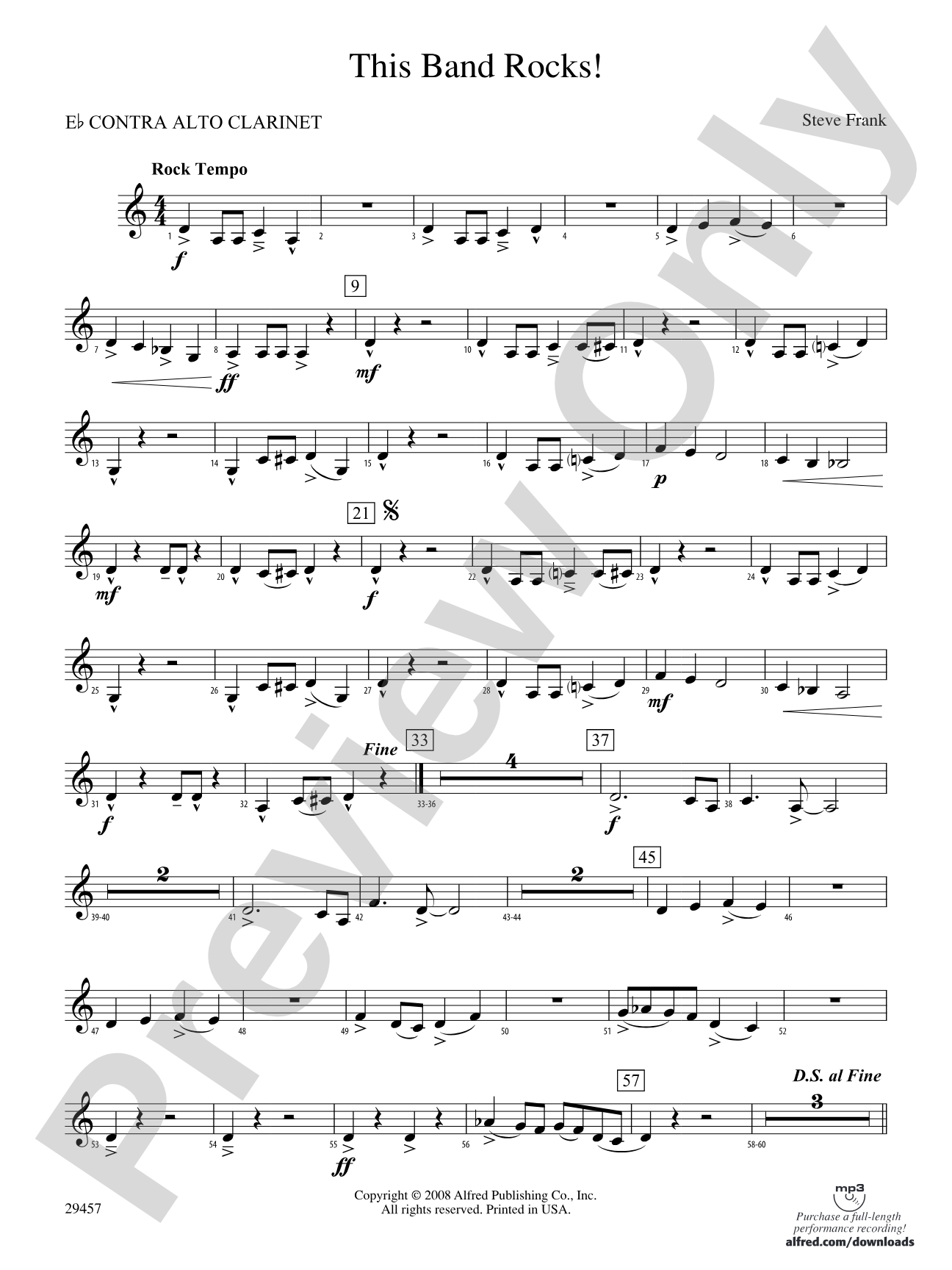 This Band Rocks!: (wp) E-flat Contrabass Clarinet