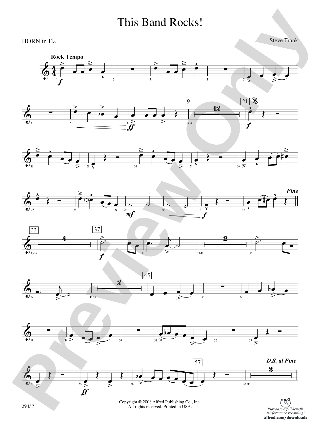 This Band Rocks!: (wp) 1st Horn in E-flat