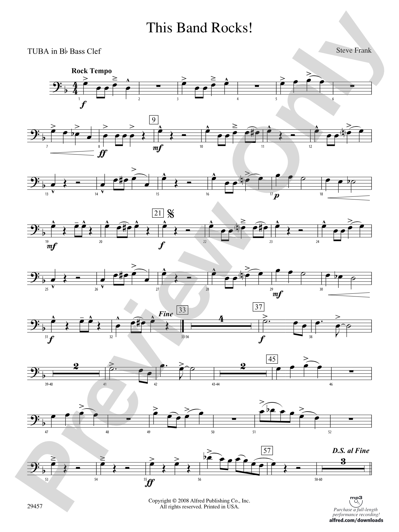 This Band Rocks!: (wp) B-flat Tuba B.C.