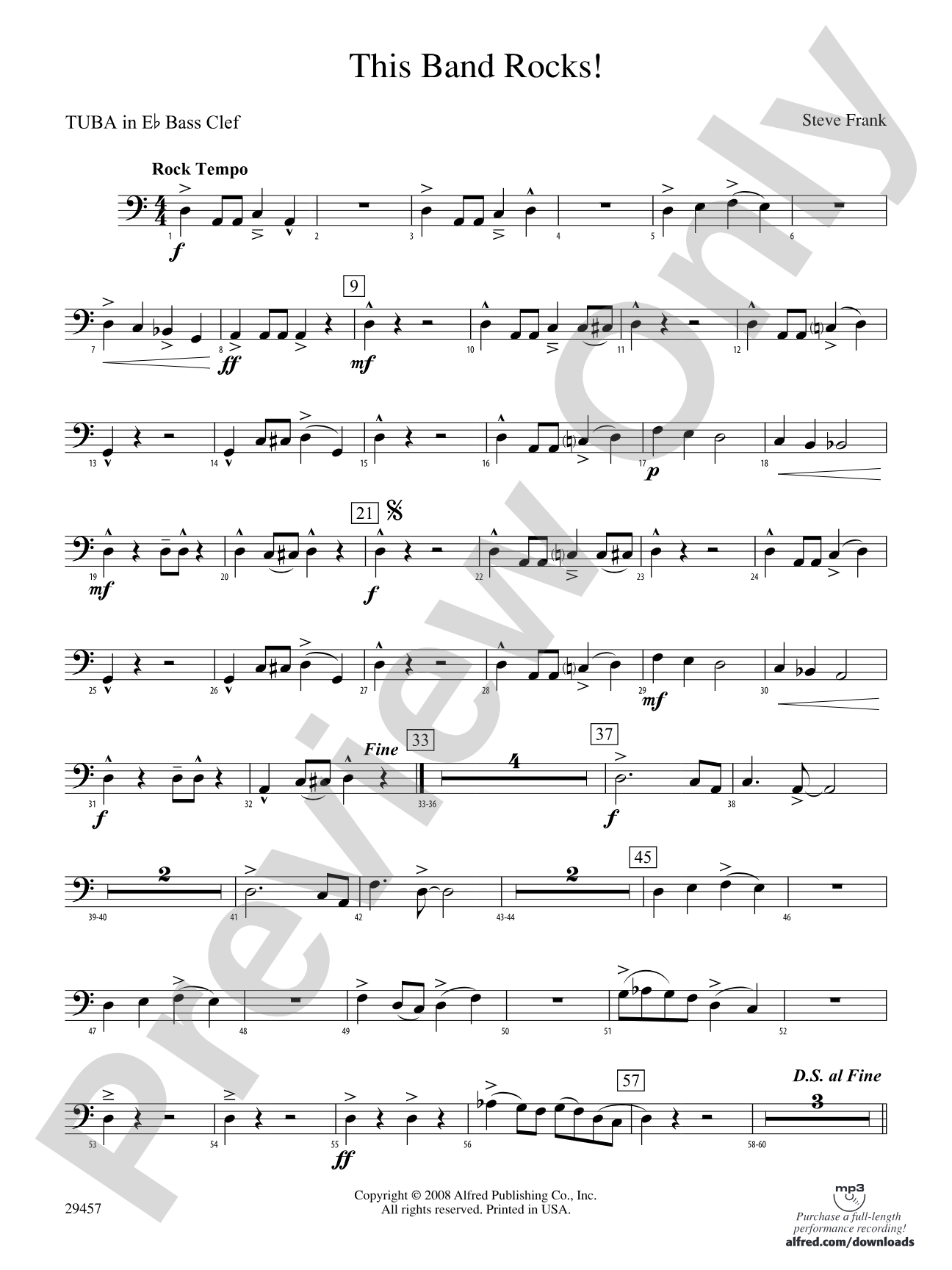 This Band Rocks!: (wp) E-flat Tuba B.C.