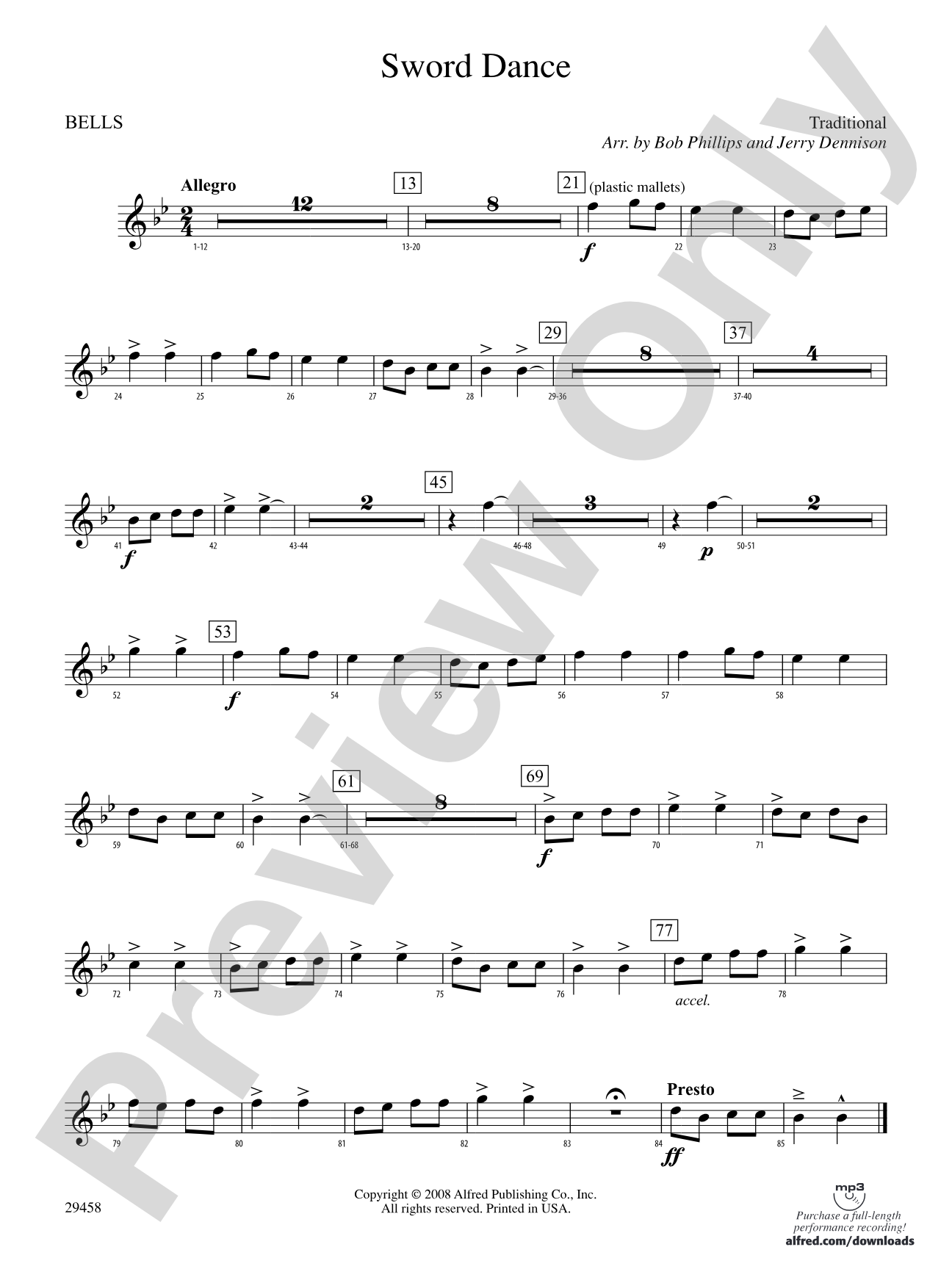 Sword Dance: Bells
