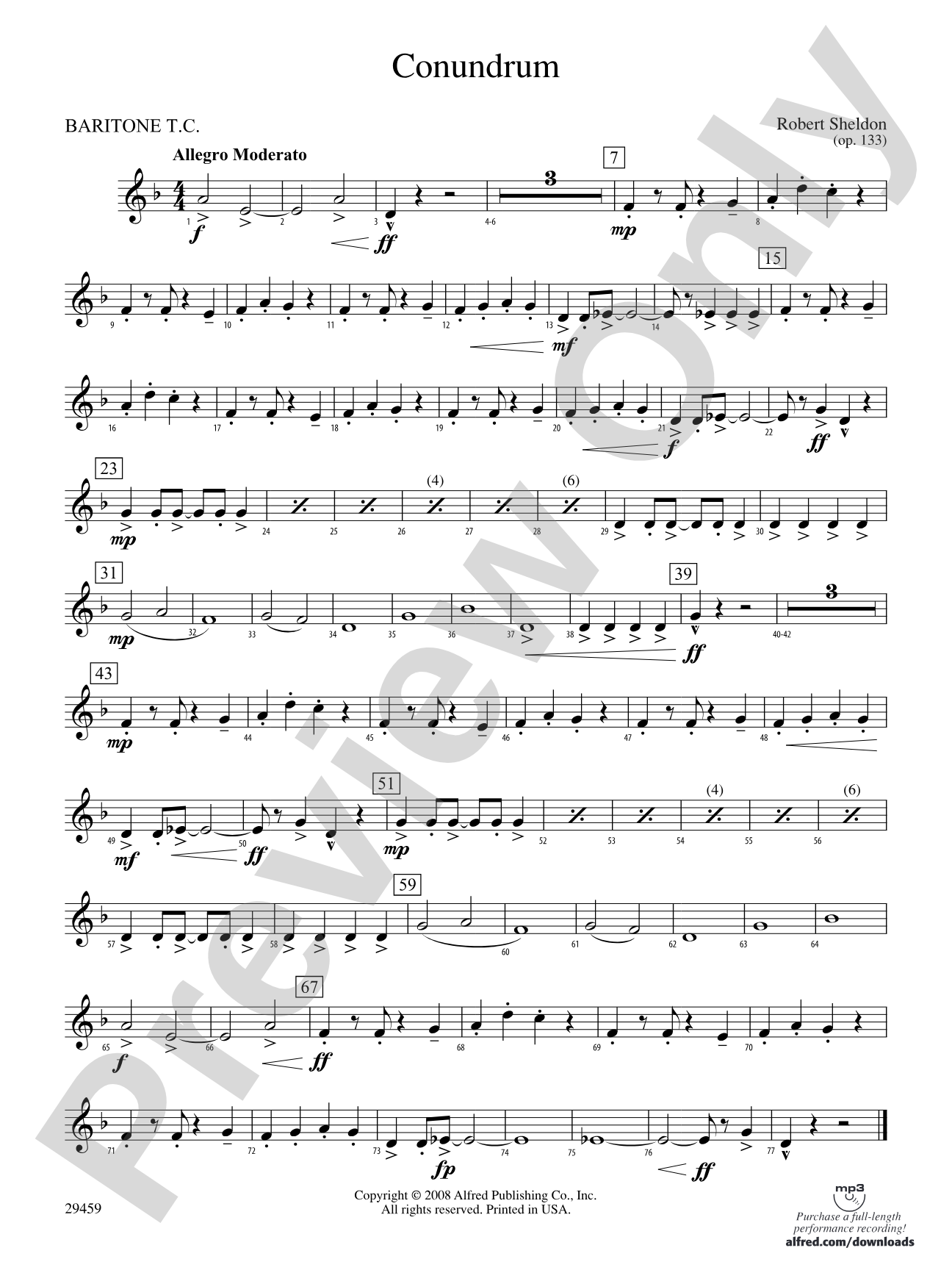 Conundrum: Baritone T.C.