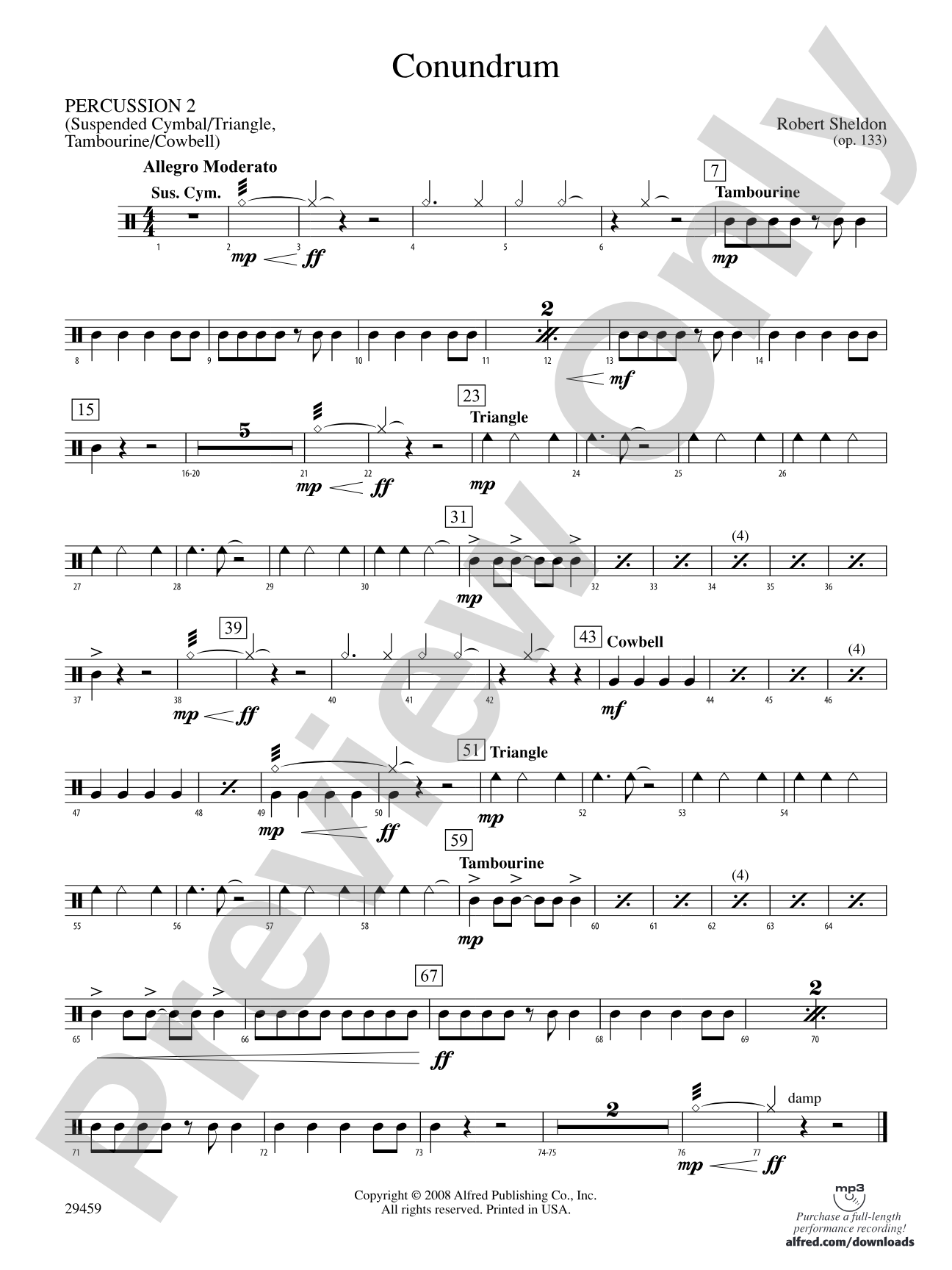 Conundrum: 2nd Percussion
