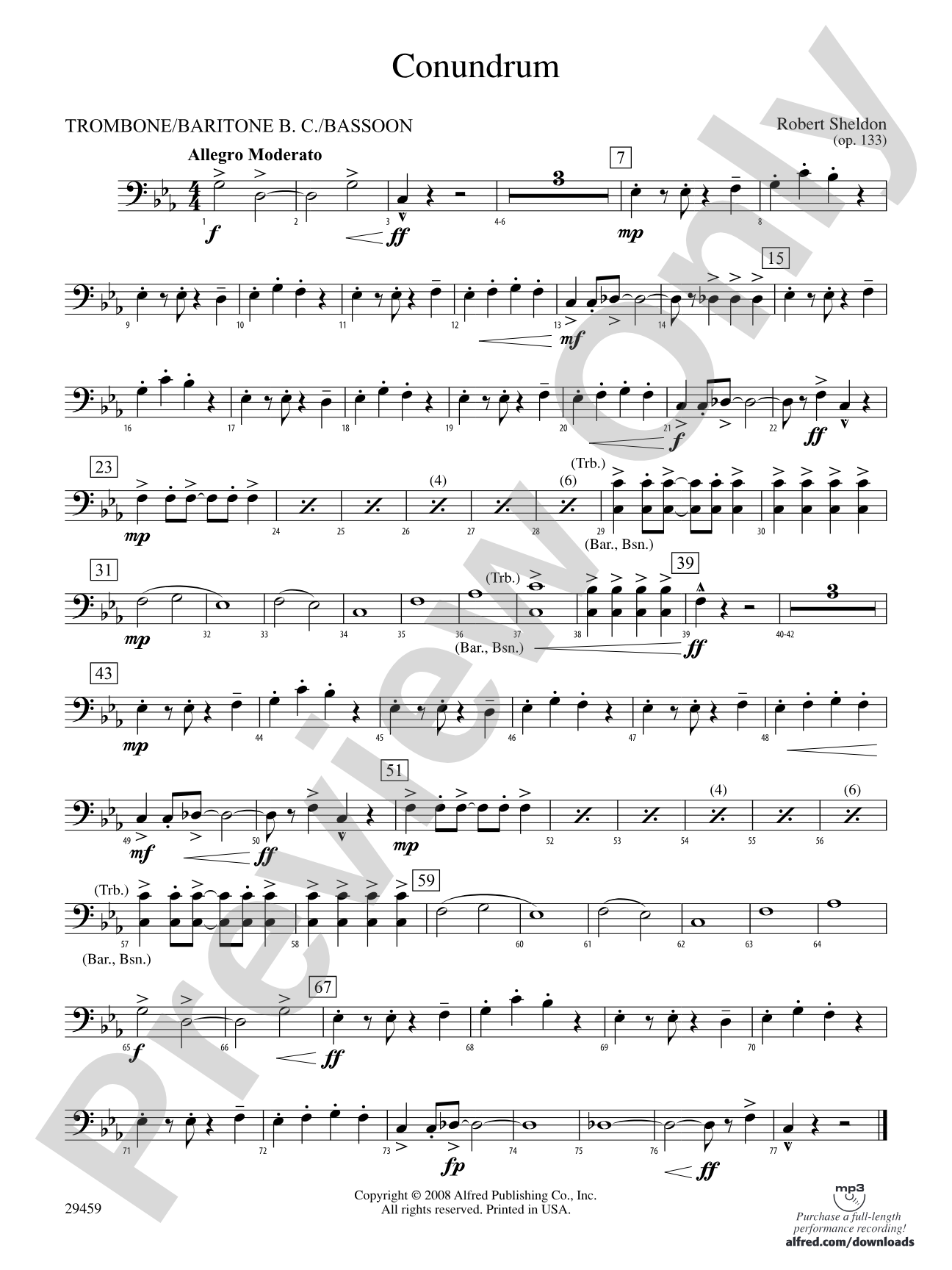 Conundrum: 1st Trombone