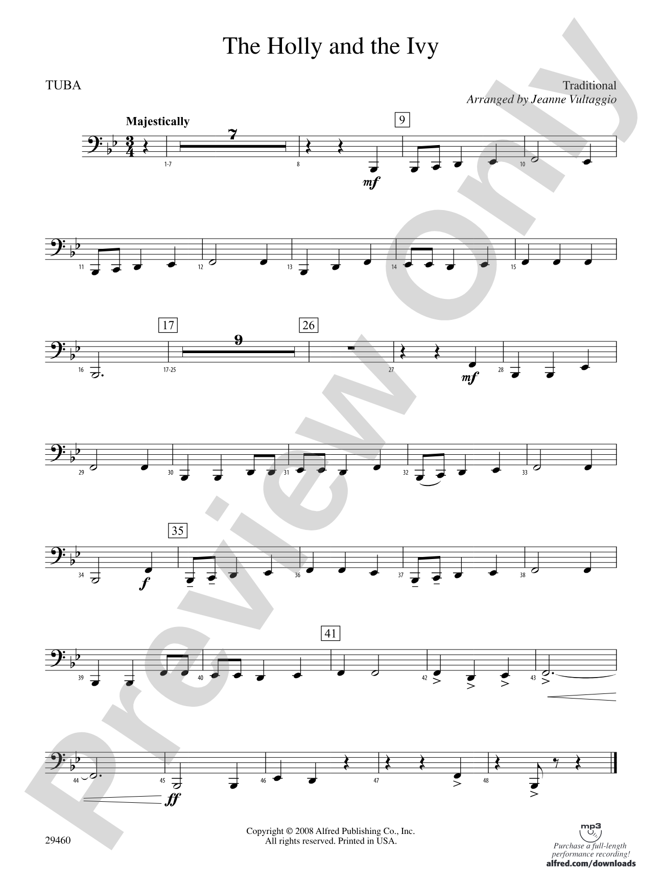 The Holly and the Ivy: Tuba