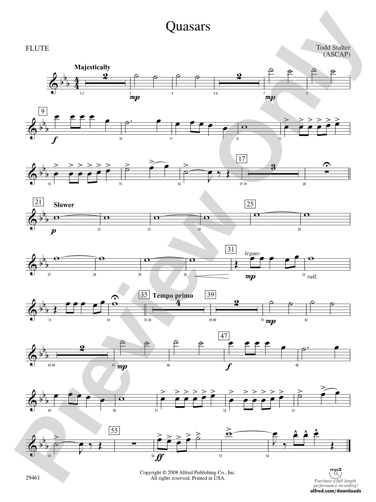 Quasars: Flute