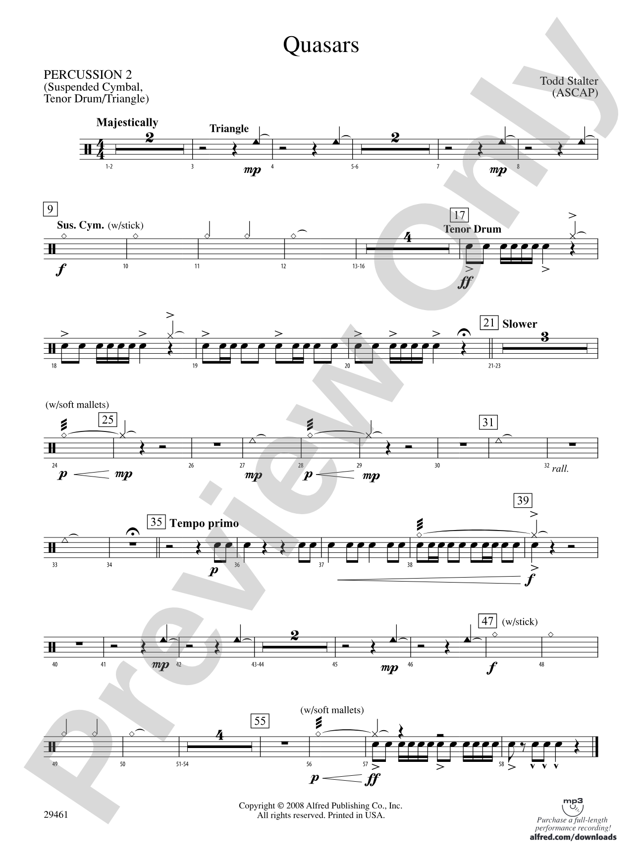 Quasars: 2nd Percussion