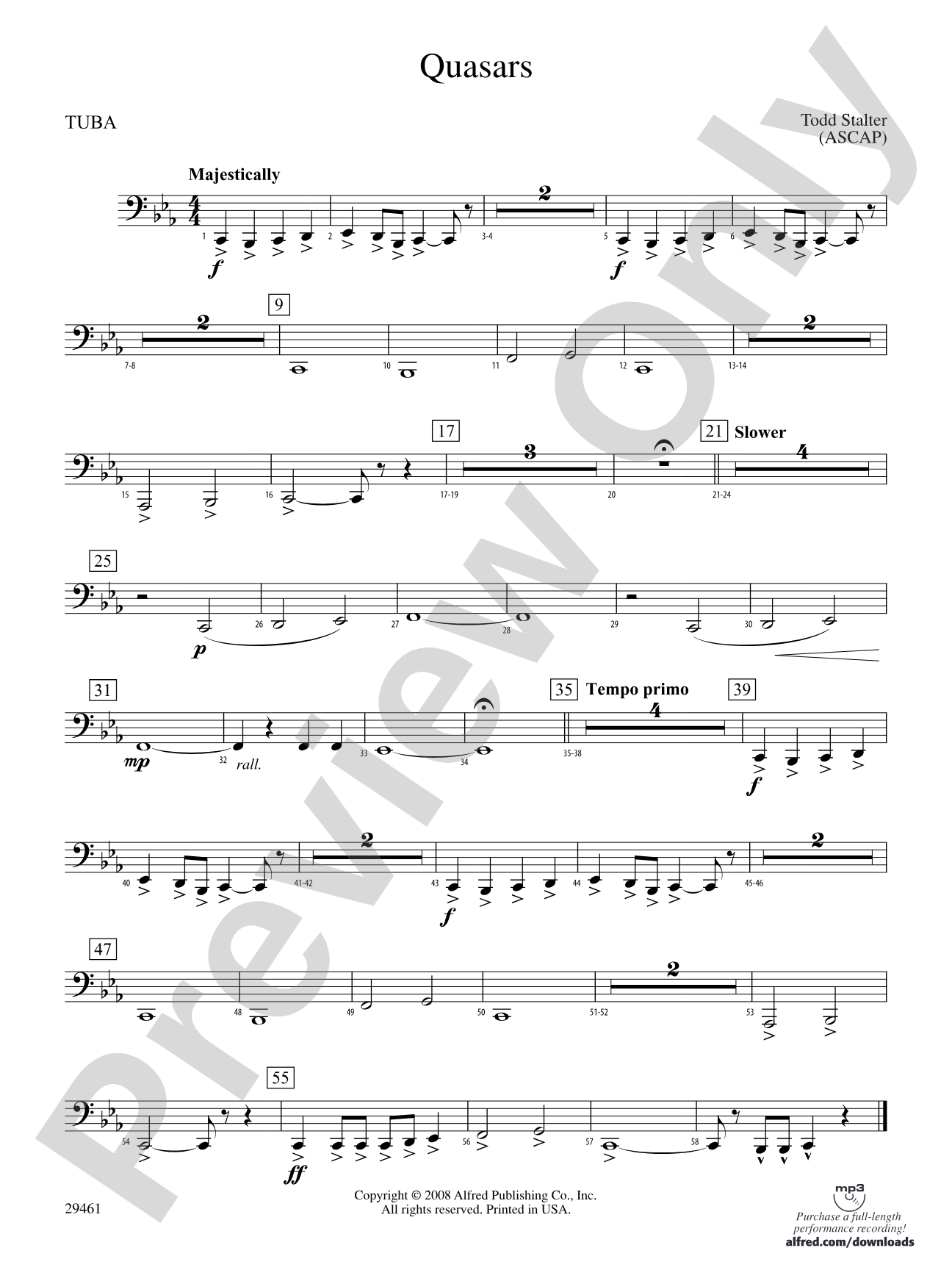 Quasars: Tuba
