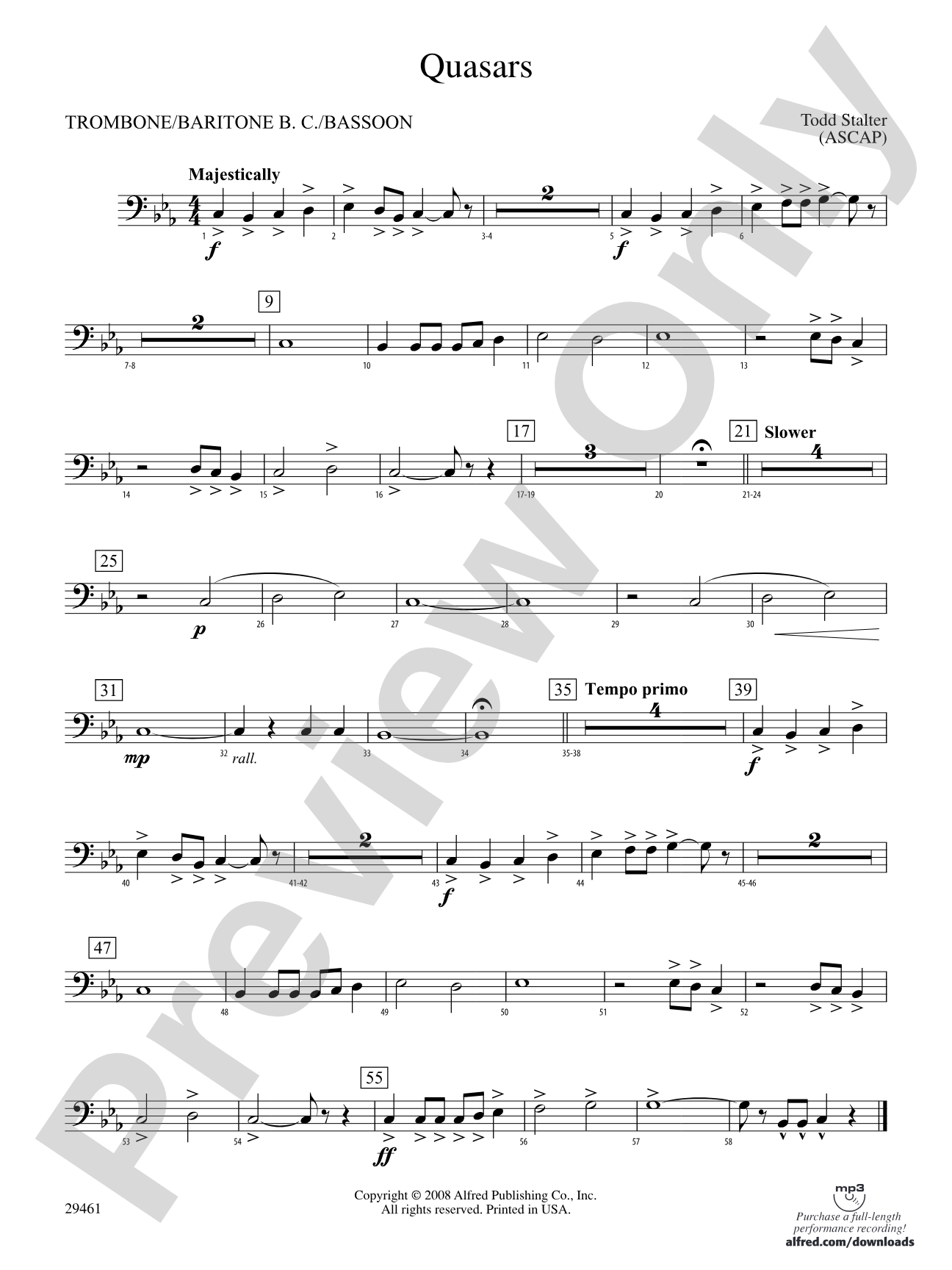 Quasars: 1st Trombone