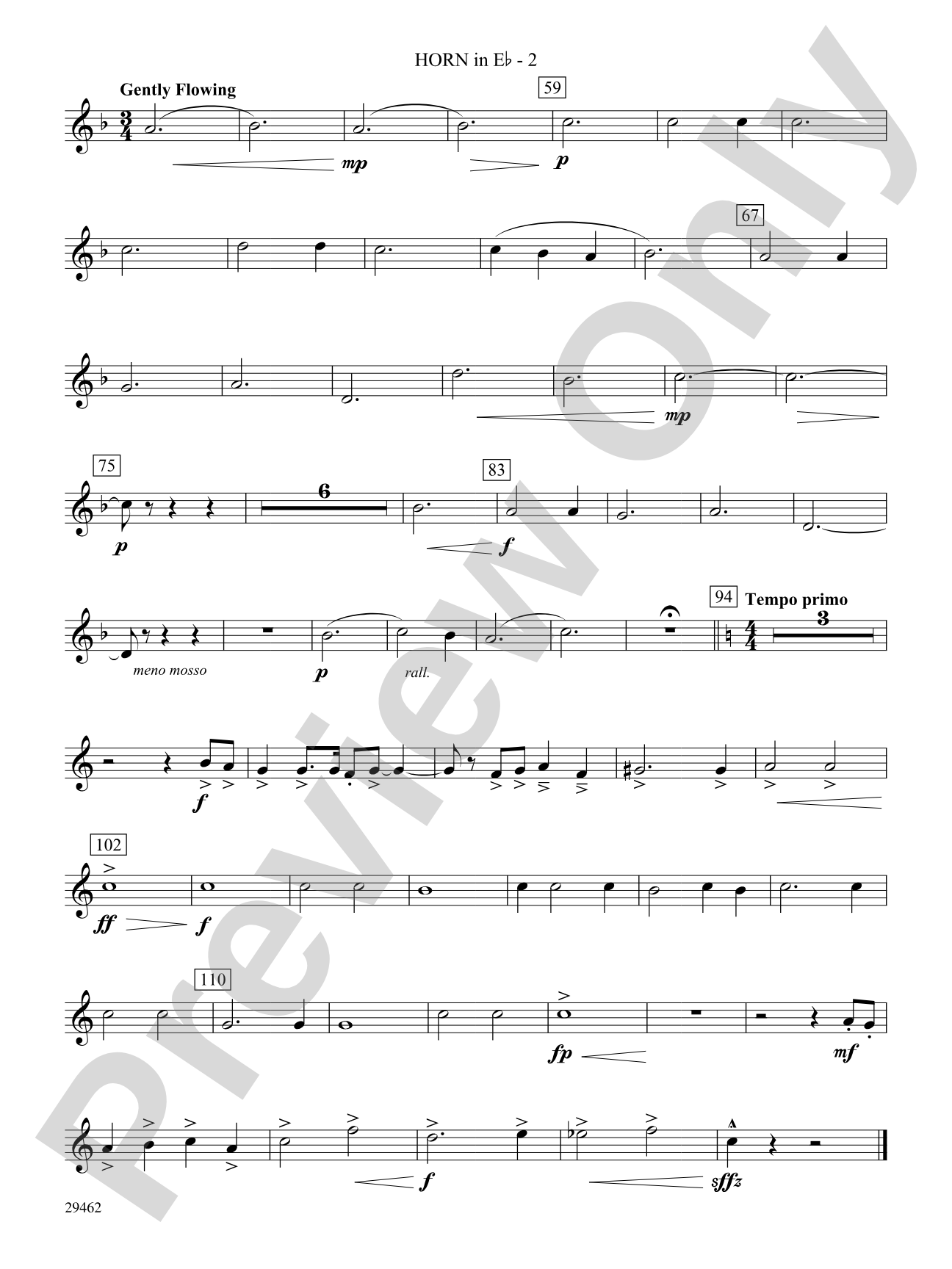Fantasy on an Early American Marching Tune: (wp) 1st Horn in E-flat
