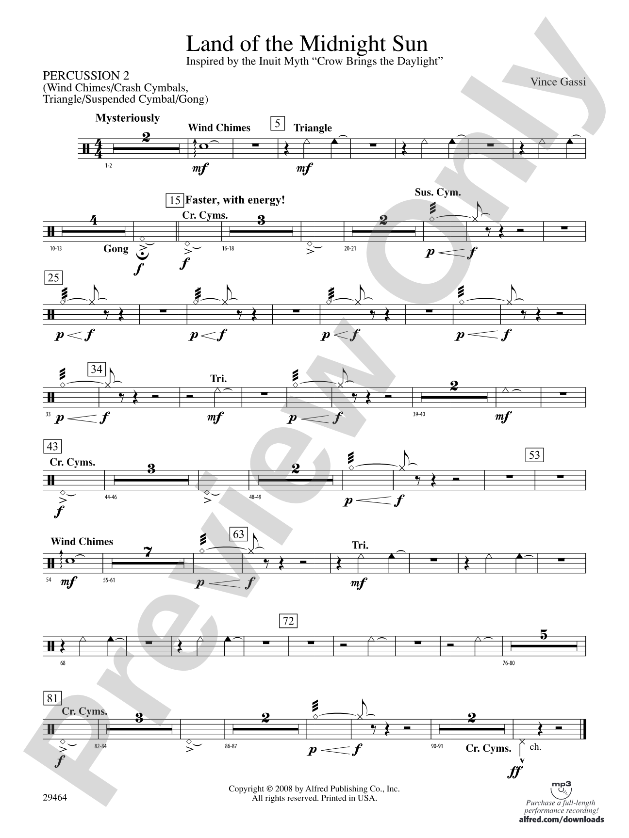 Land of the Midnight Sun: 2nd Percussion