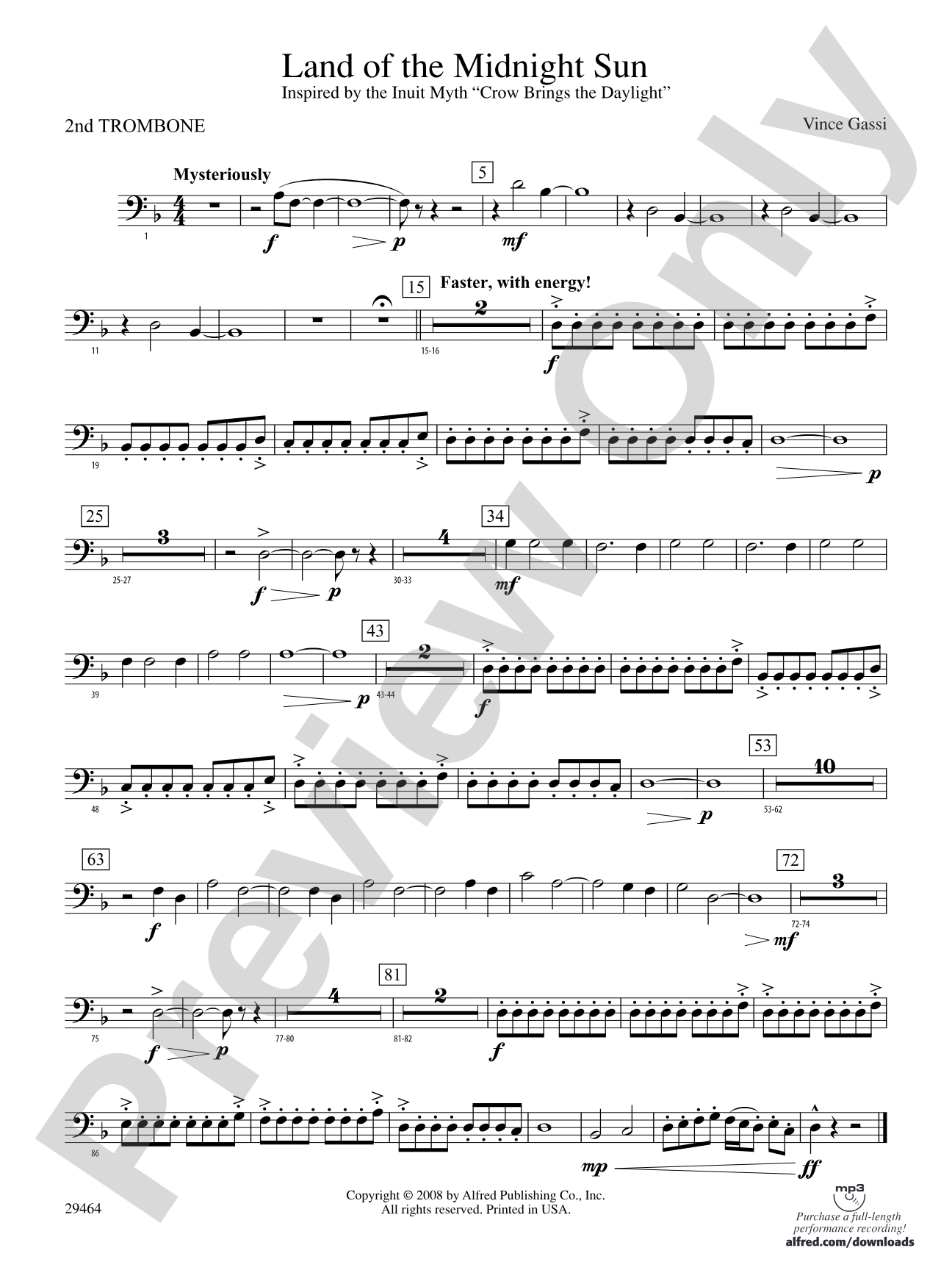 Land of the Midnight Sun: 2nd Trombone