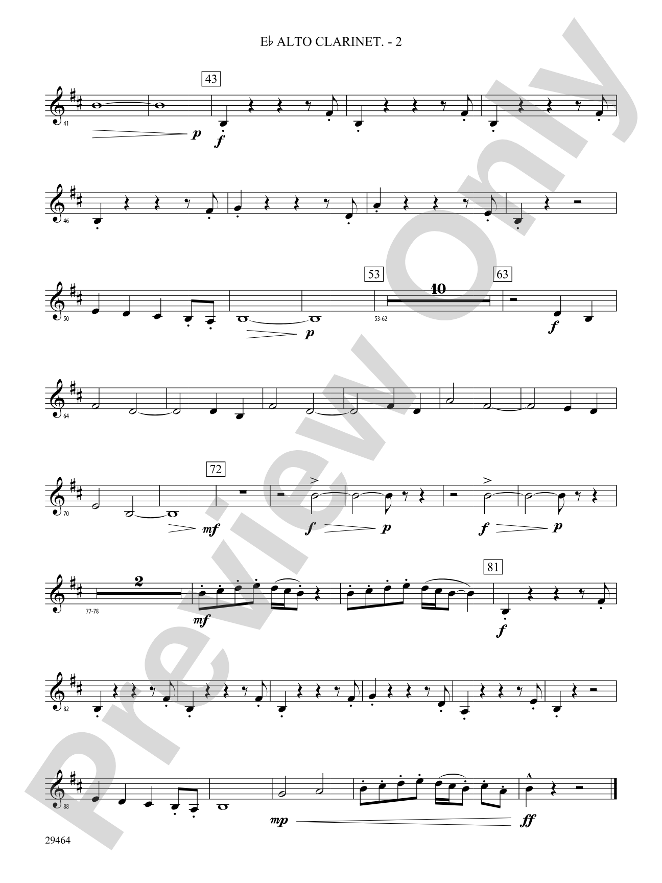 Land of the Midnight Sun: (wp) E-flat Alto Clarinet