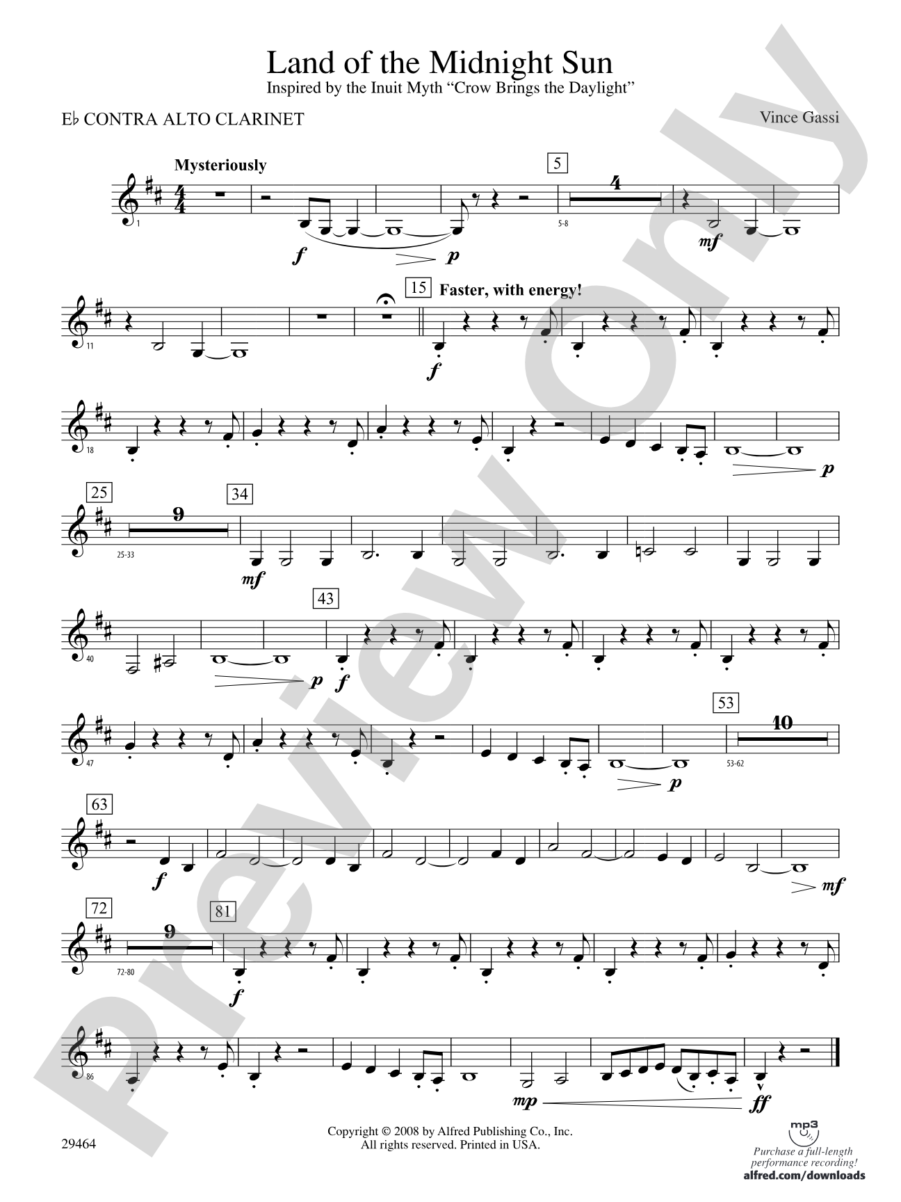 Land of the Midnight Sun: (wp) E-flat Contrabass Clarinet
