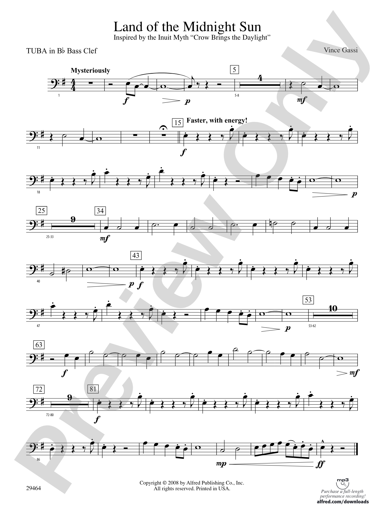 Land of the Midnight Sun: (wp) B-flat Tuba B.C.