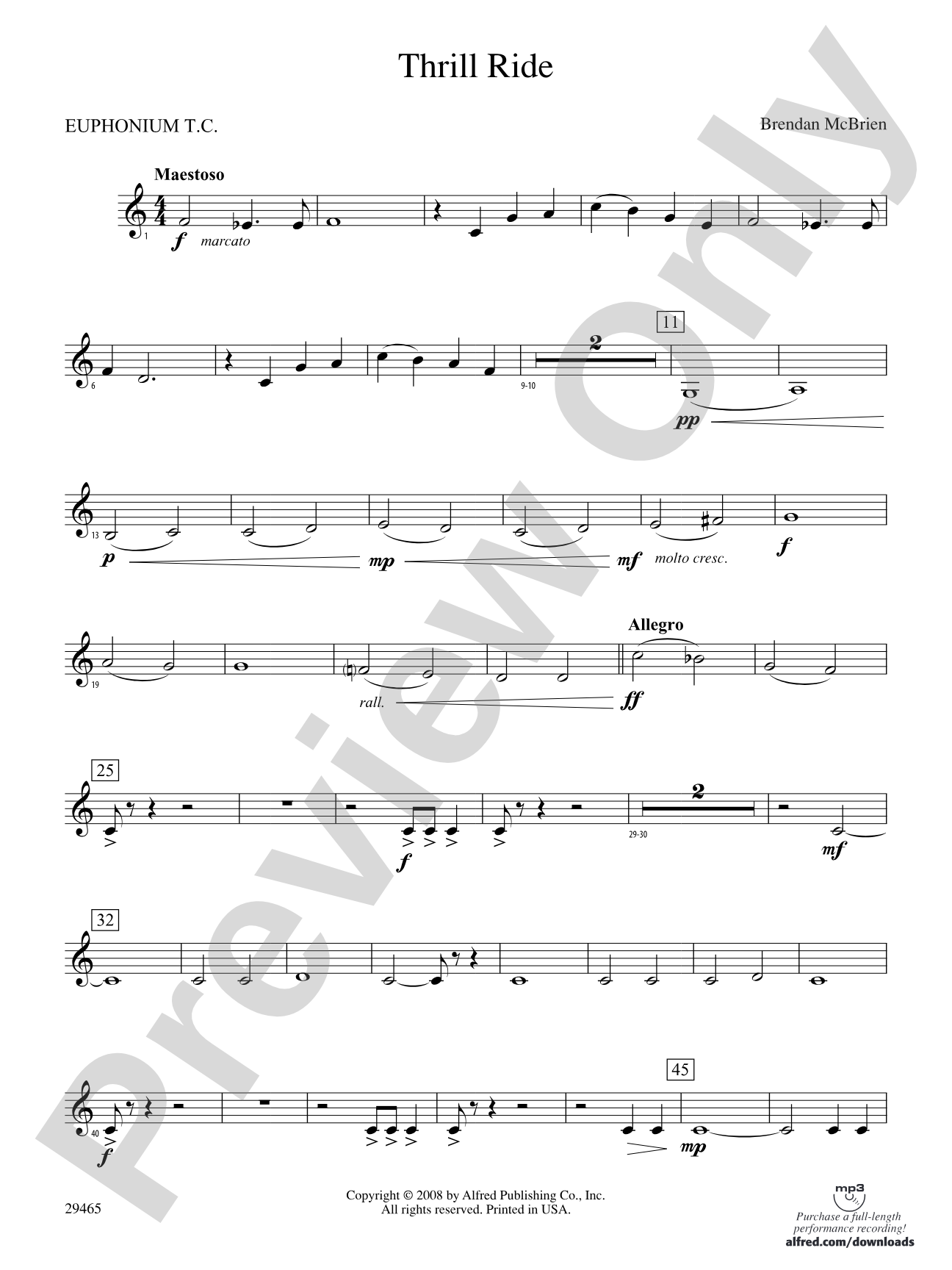 Thrill Ride: Baritone T.C.