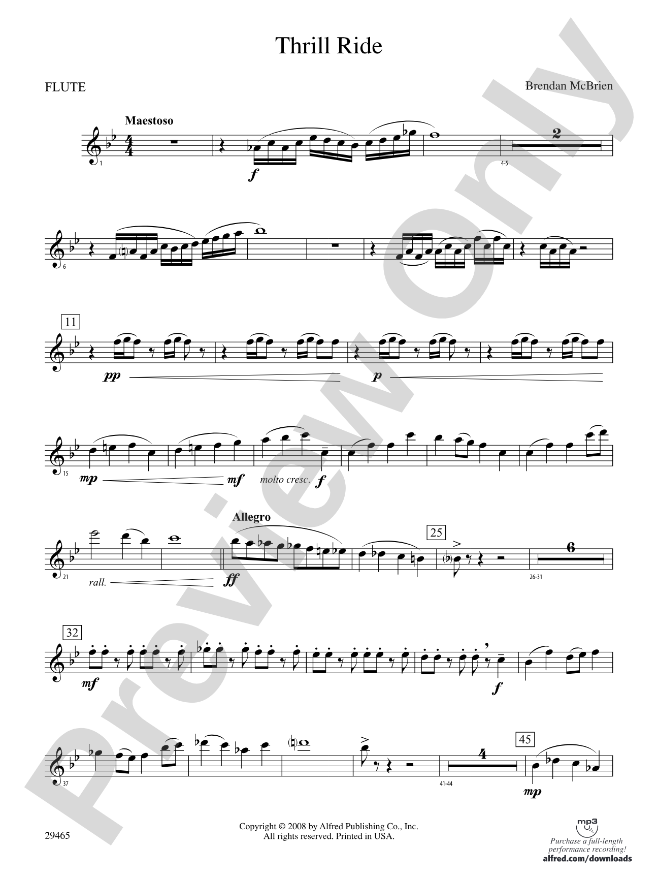 Thrill Ride: Flute