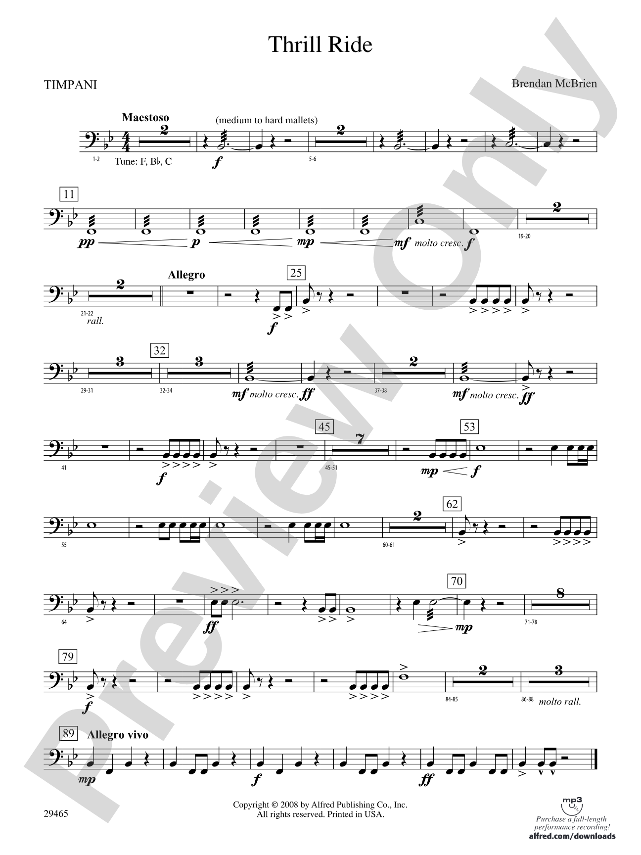 Thrill Ride: Timpani