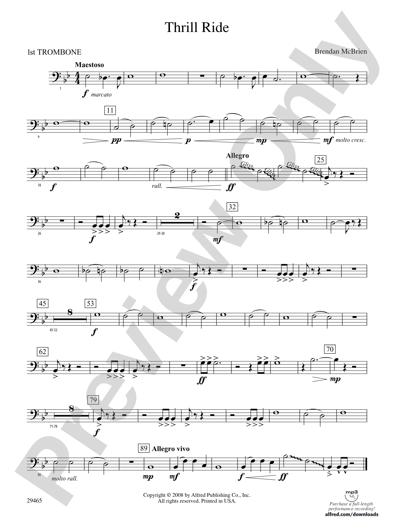 Thrill Ride: 1st Trombone