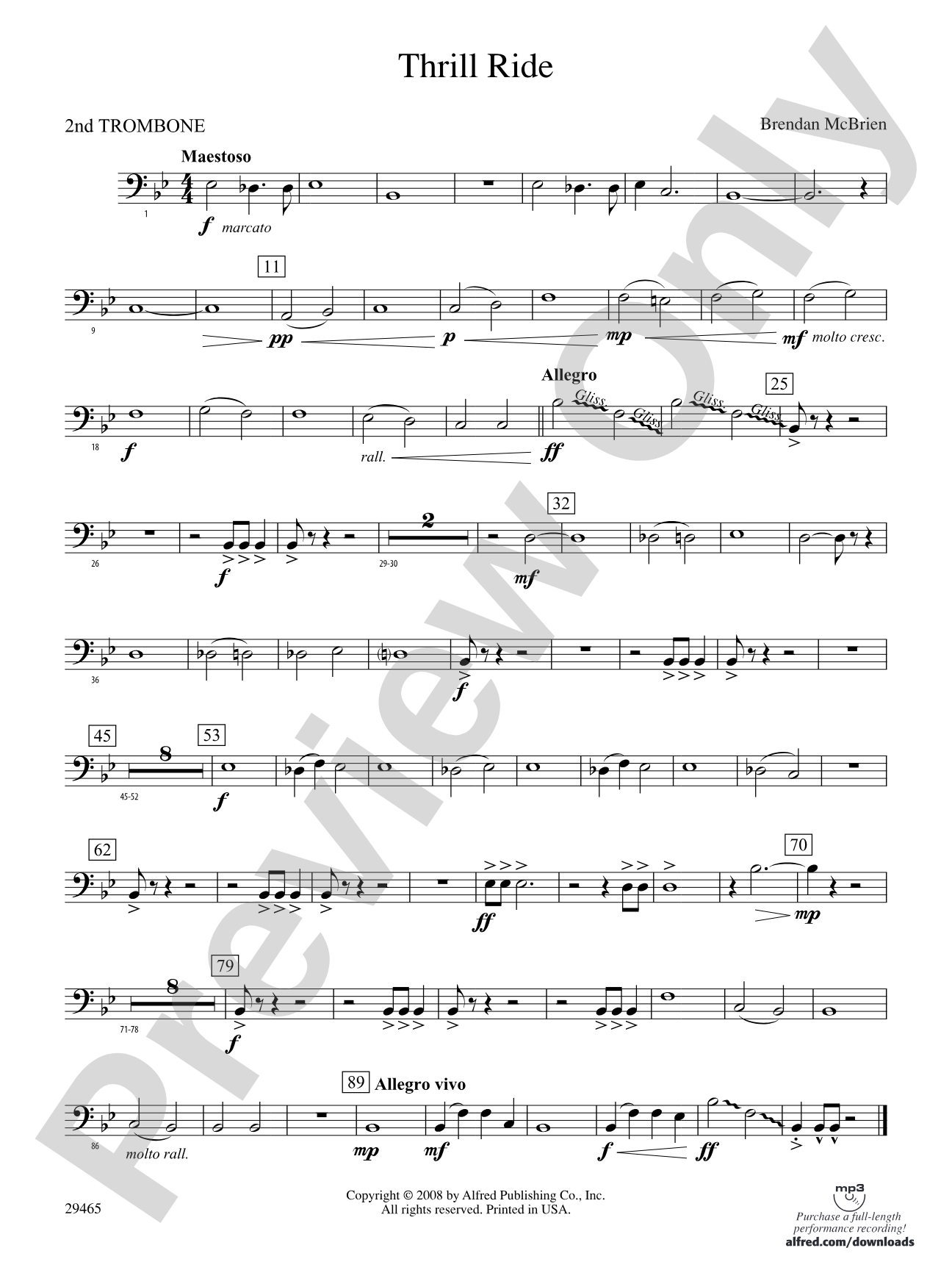 Thrill Ride: 2nd Trombone