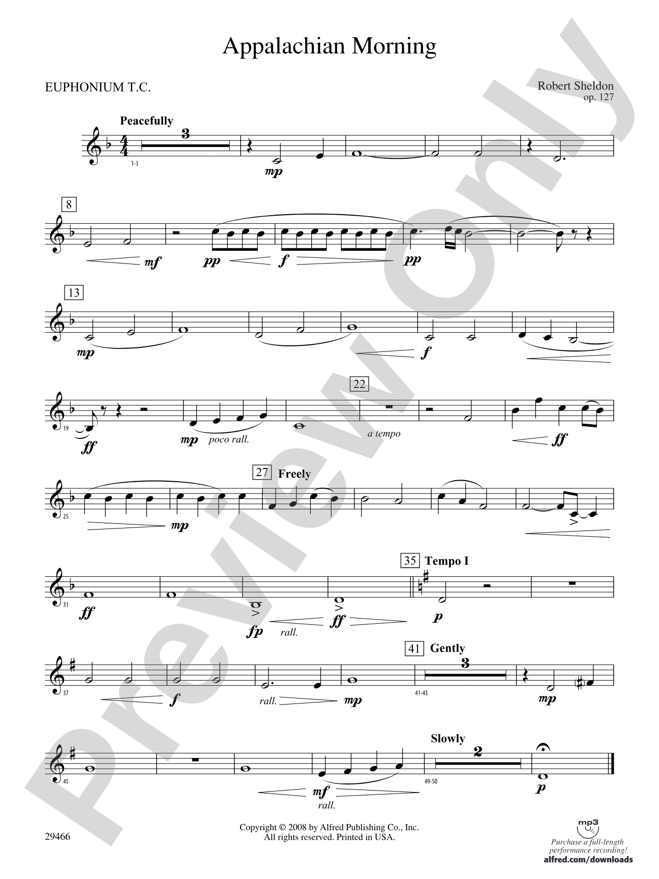 Appalachian Morning: Baritone T.C.