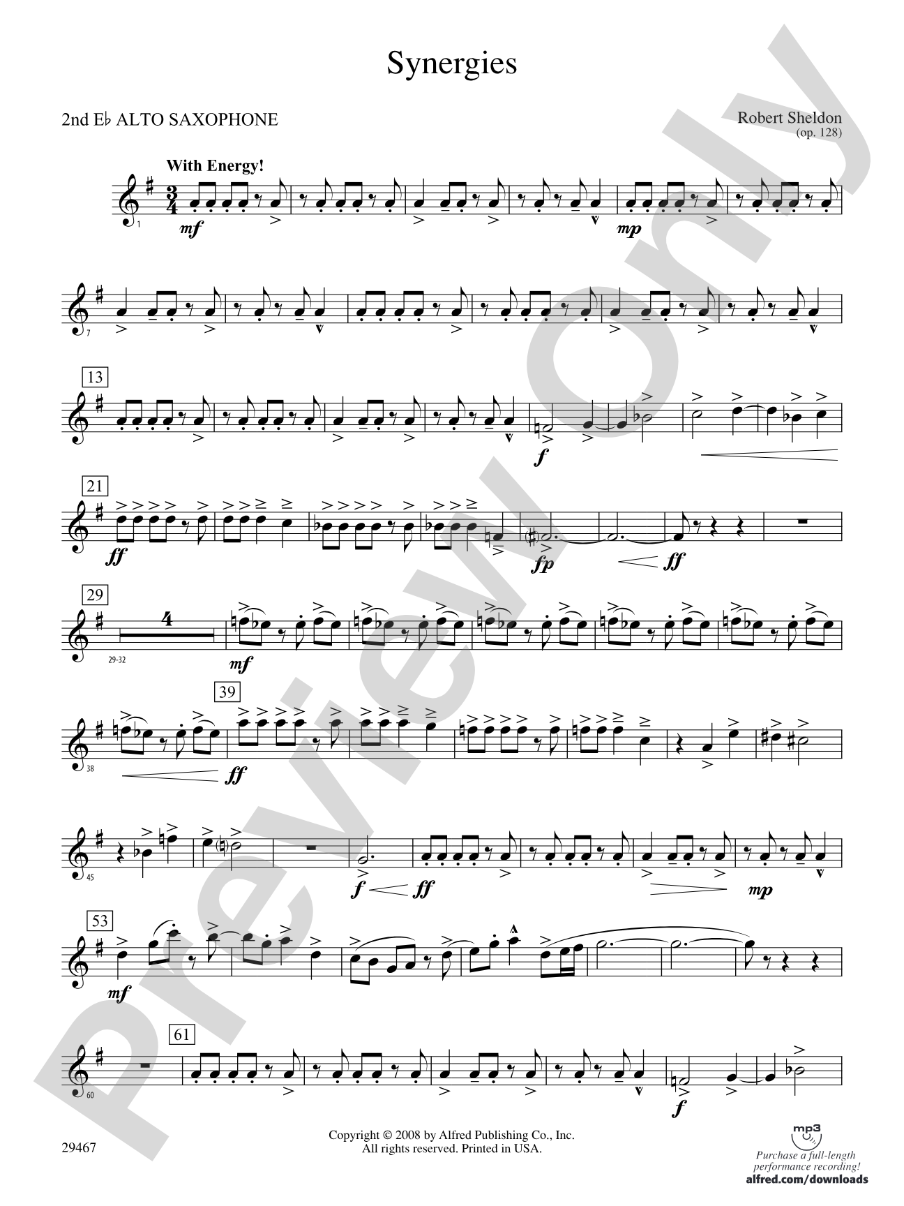 Synergies: 2nd E-flat Alto Saxophone