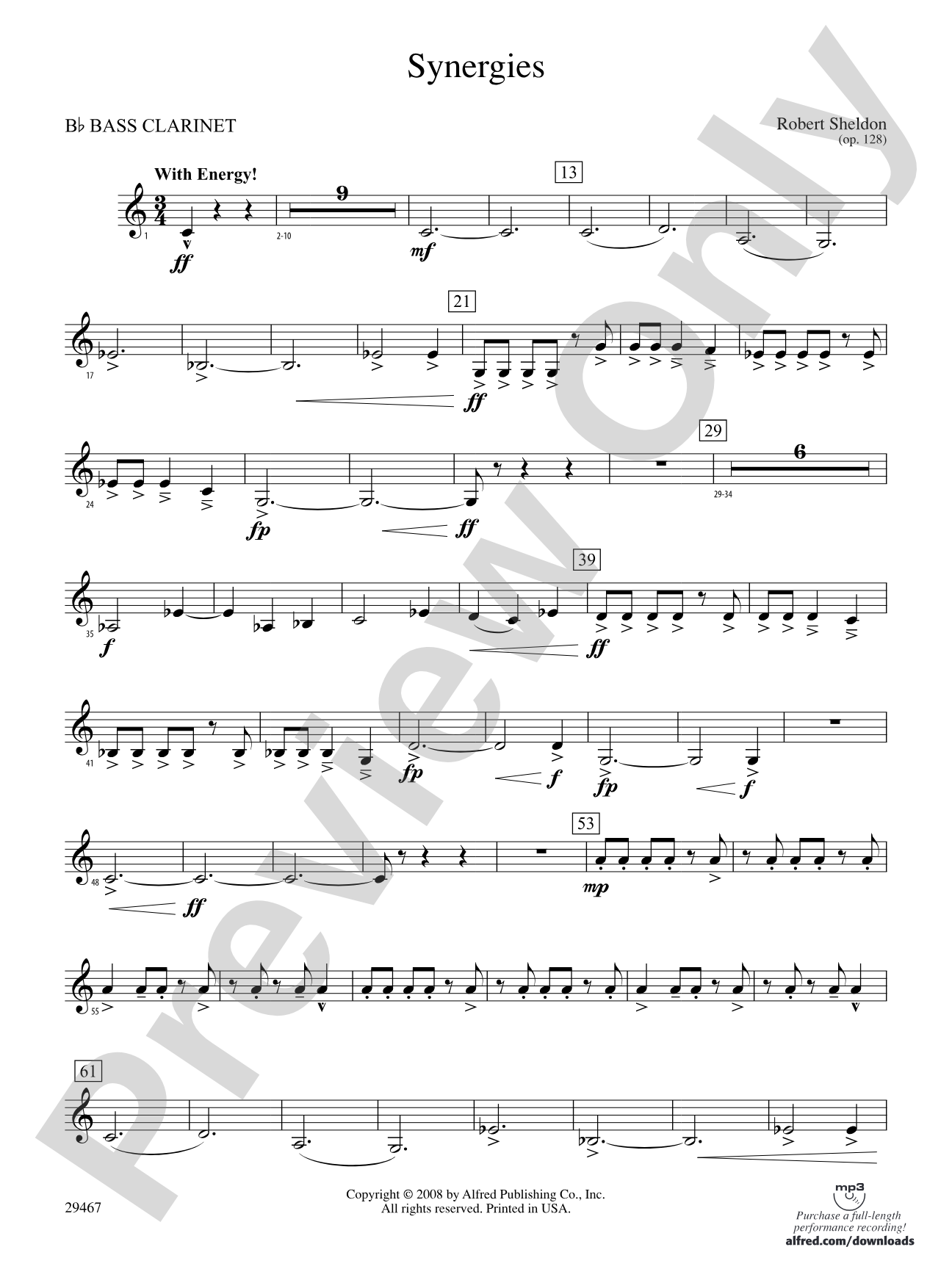 Synergies: B-flat Bass Clarinet